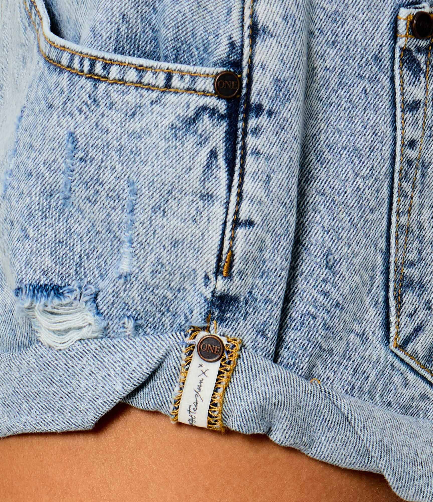 One Teaspoon De blugi pantaloni scurți Bandits | regular fit | low waist