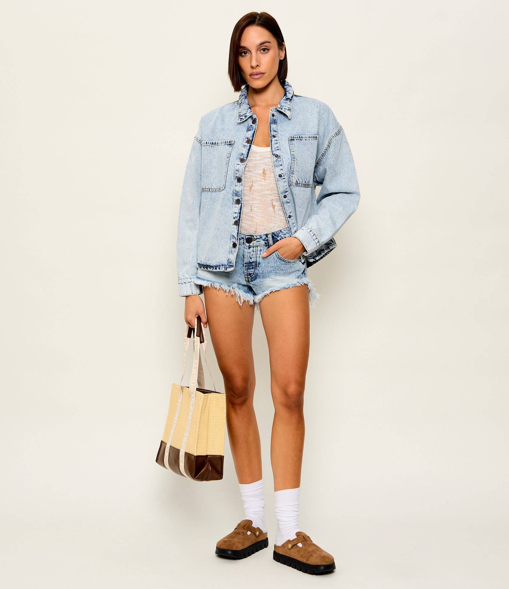 One Teaspoon De blugi pantaloni scurți Bonitas | regular fit | low waist