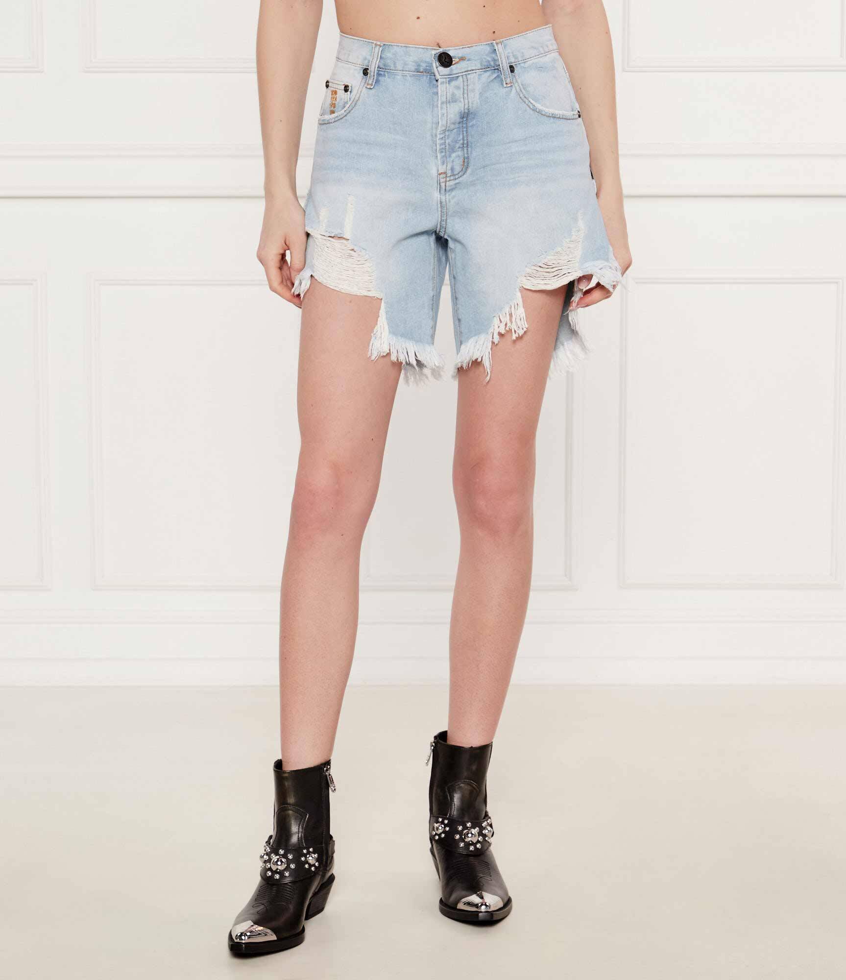 One Teaspoon De blugi pantaloni scurți Frankies | Boyfriend fit | low waist