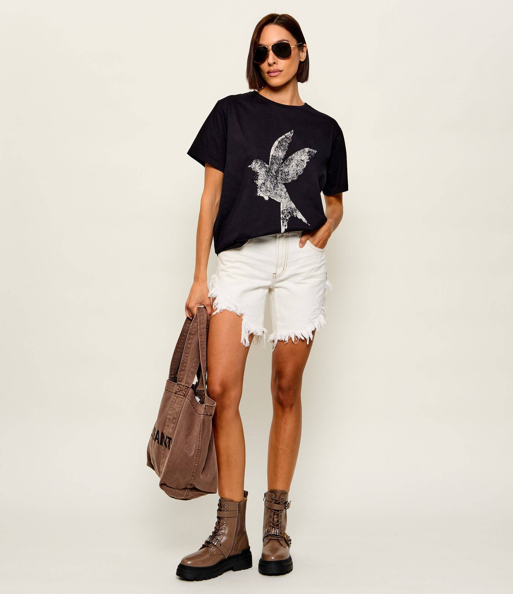 One Teaspoon De blugi pantaloni scurți Frankies | regular fit | high waist
