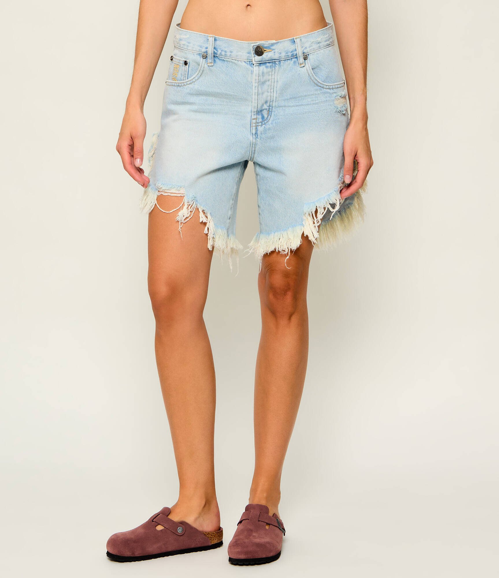 One Teaspoon De blugi pantaloni scurți Frankies | Relaxed fit | low waist