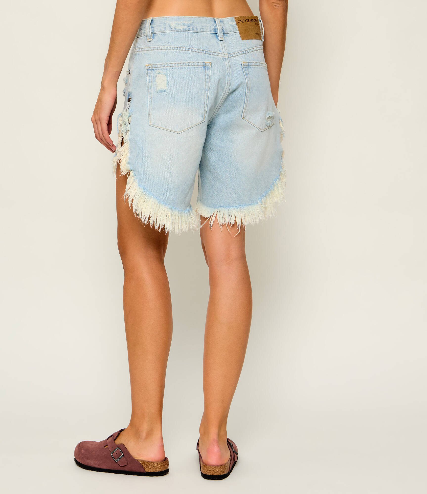 One Teaspoon De blugi pantaloni scurți Frankies | Relaxed fit | low waist