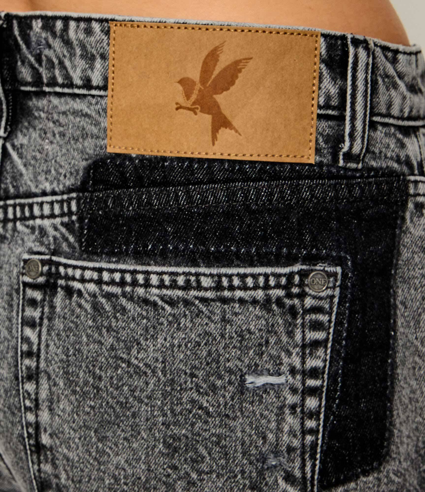 One Teaspoon De blugi pantaloni scurți Long Bandits | Loose fit | low waist