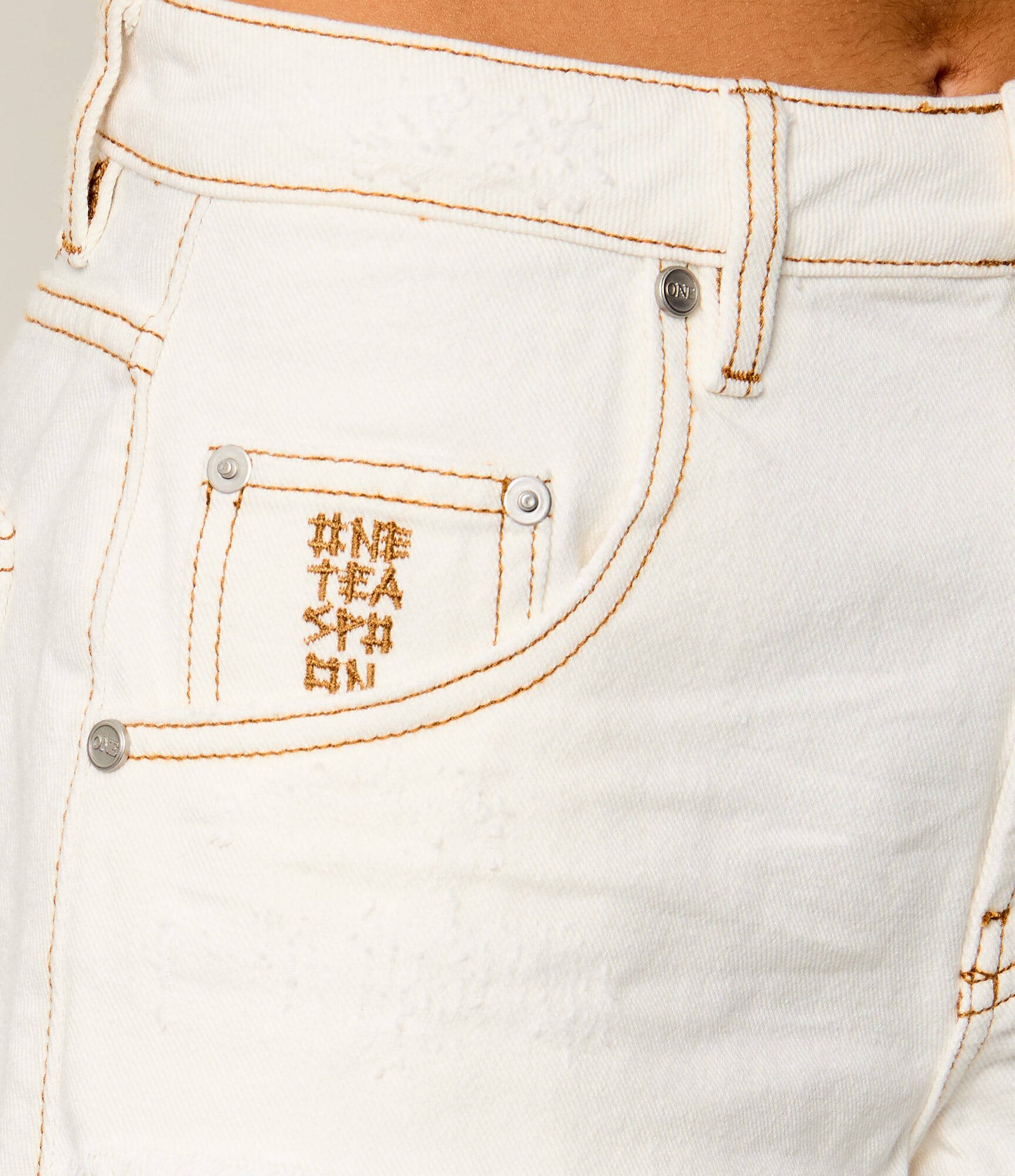 One Teaspoon De blugi pantaloni scurți Renegades | regular fit | high waist