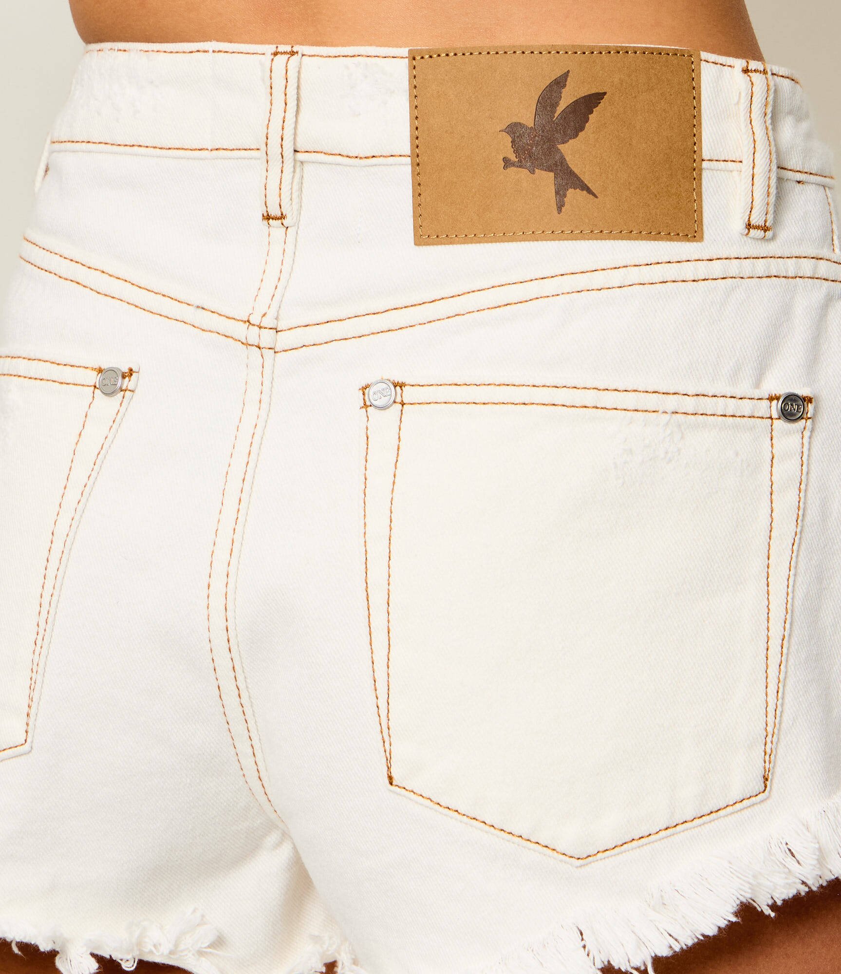 One Teaspoon De blugi pantaloni scurți Renegades | regular fit | high waist