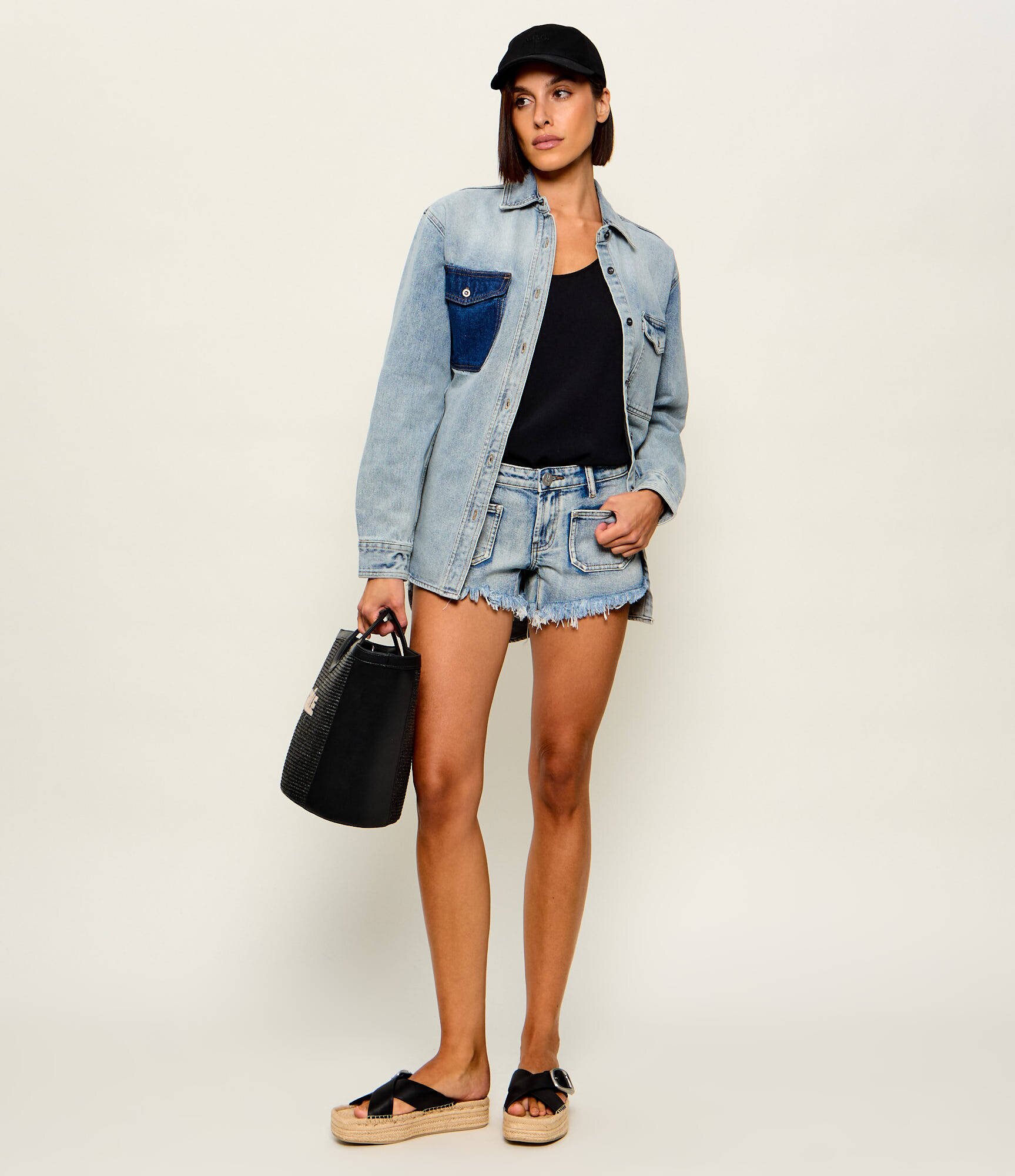 One Teaspoon De blugi pantaloni scurți Retro Dukes | regular fit | low waist