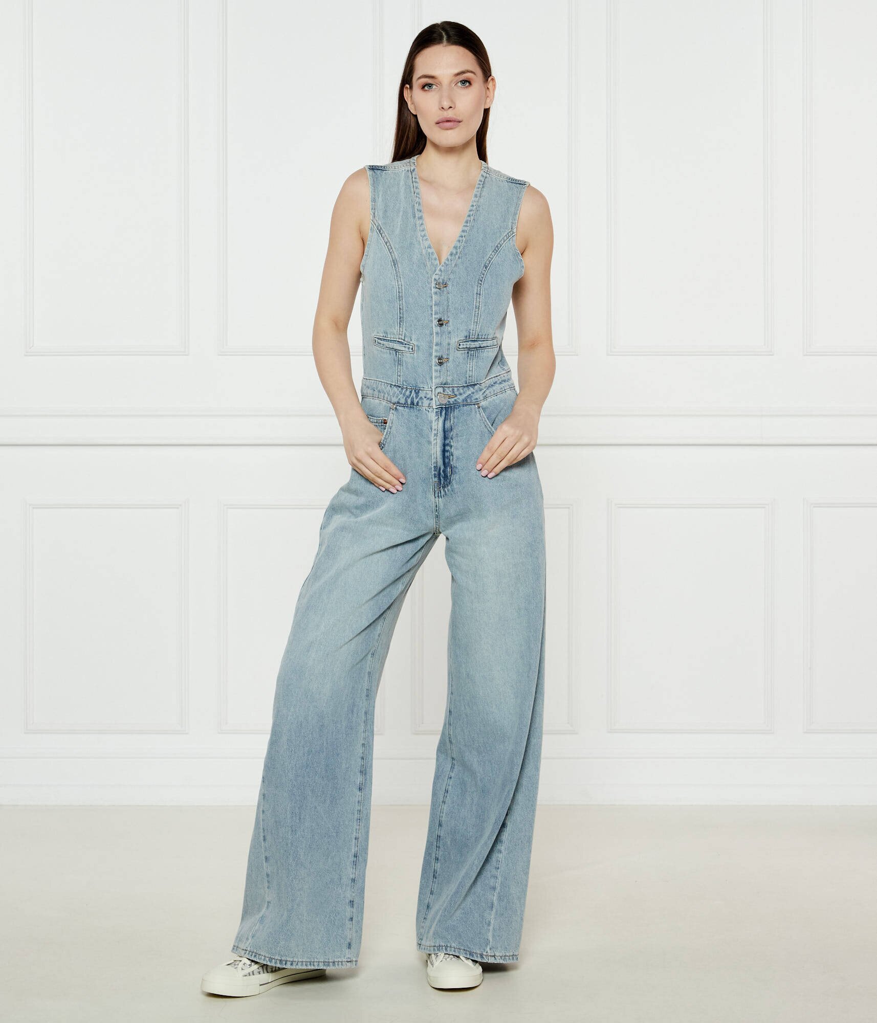 One Teaspoon Salopetă Love Machines | Loose fit