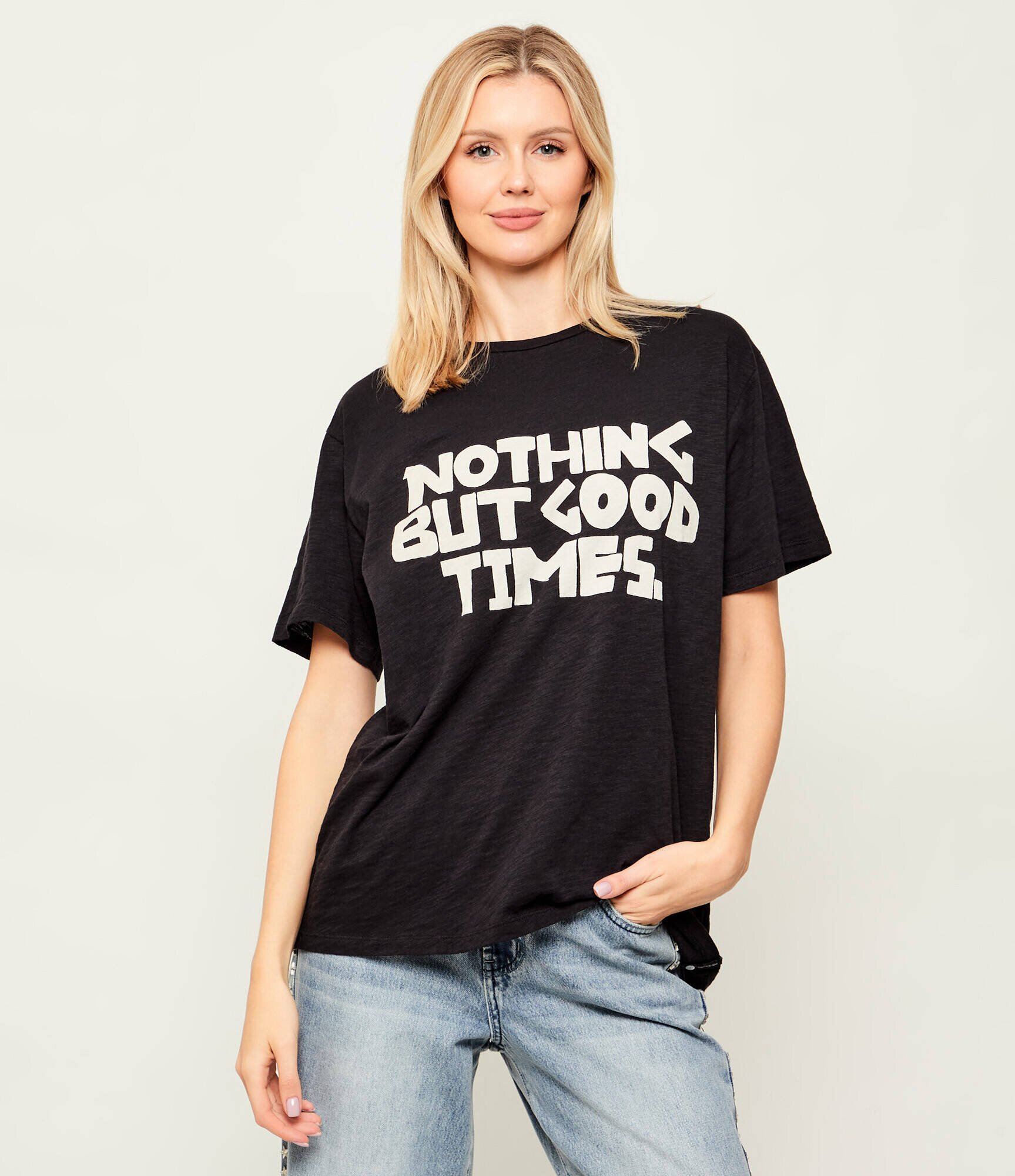 One Teaspoon Tricou GOOD TIMES | Relaxed fit