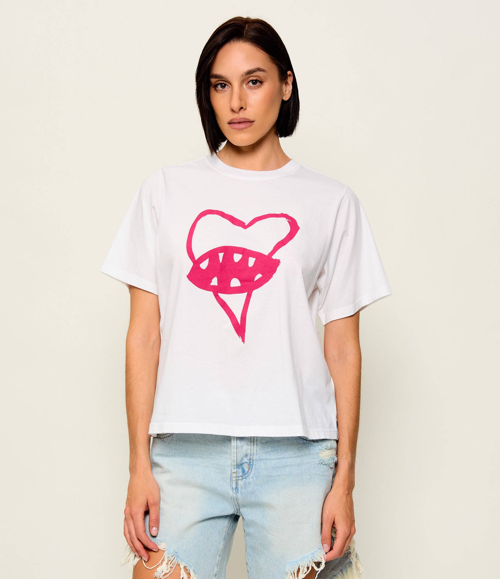 One Teaspoon Tricou Love Bites | Relaxed fit