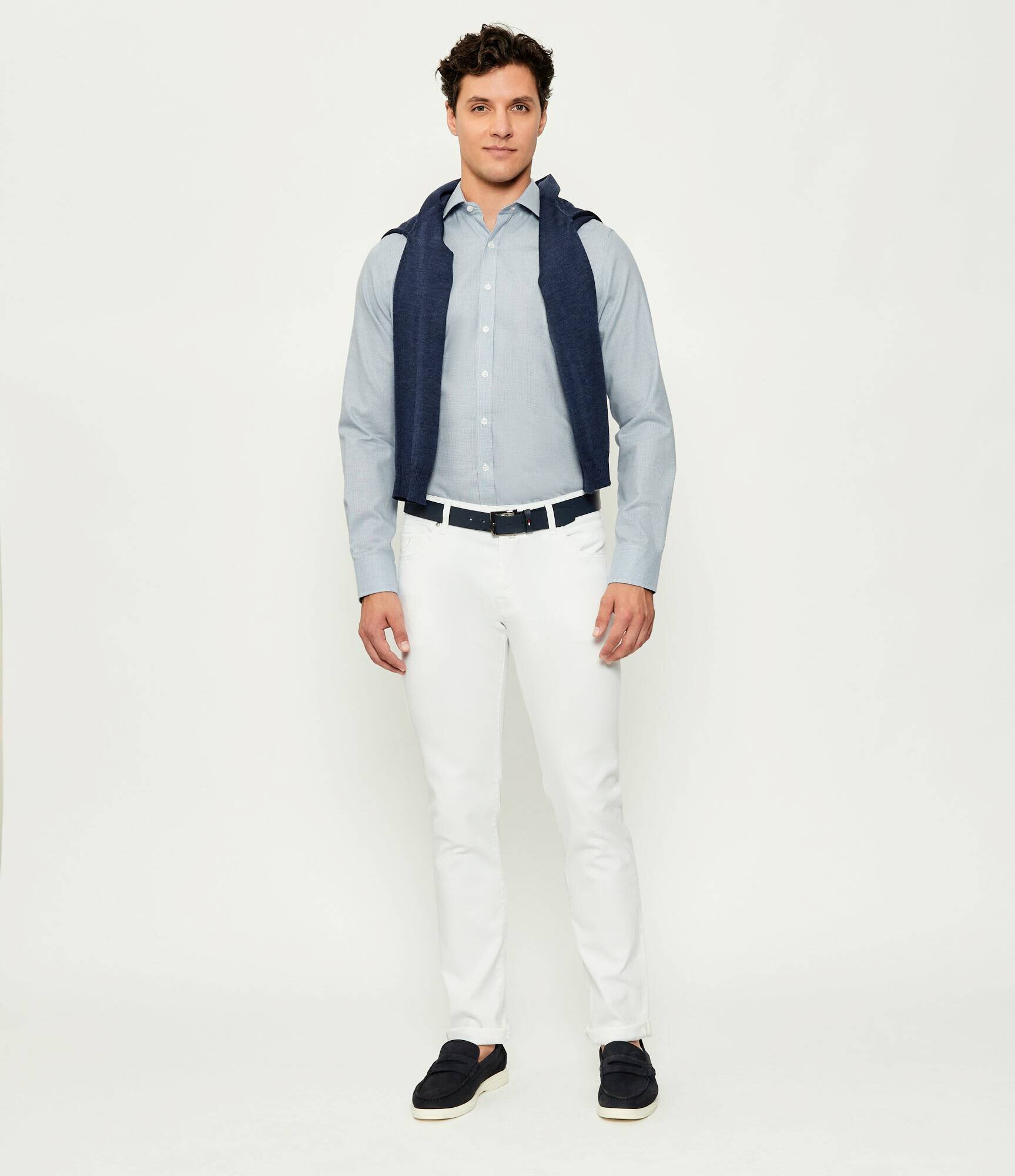 Oscar Jacobson Cămașă Cut Away Mini | Slim Fit