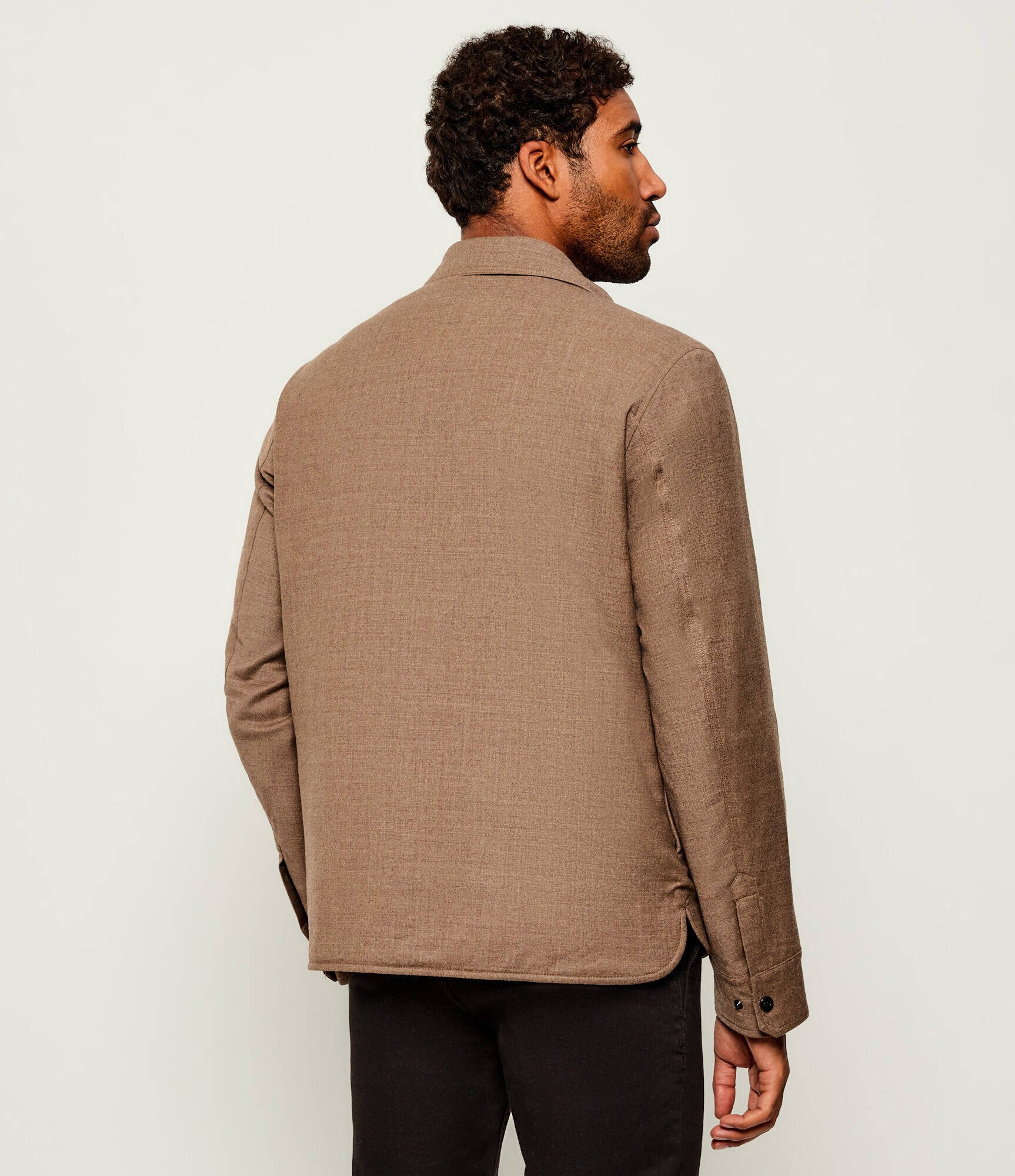 Oscar Jacobson De lână geacă Padded | regular fit
