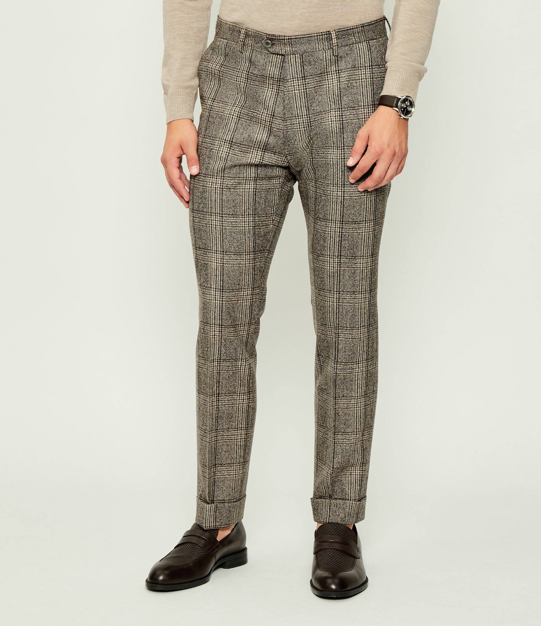 Oscar Jacobson De lână pantaloni chino Dandy | regular fit