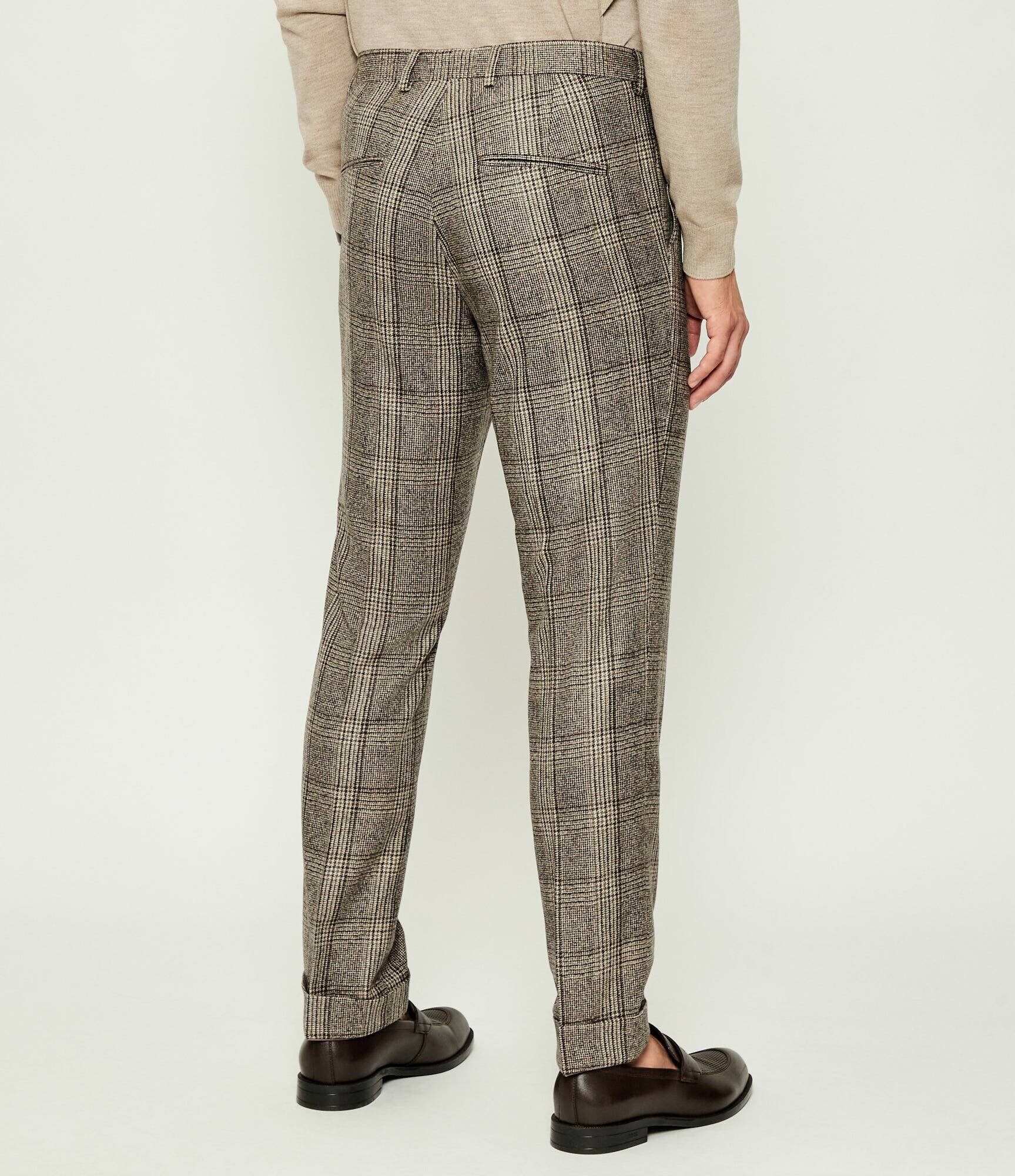 Oscar Jacobson De lână pantaloni chino Dandy | regular fit