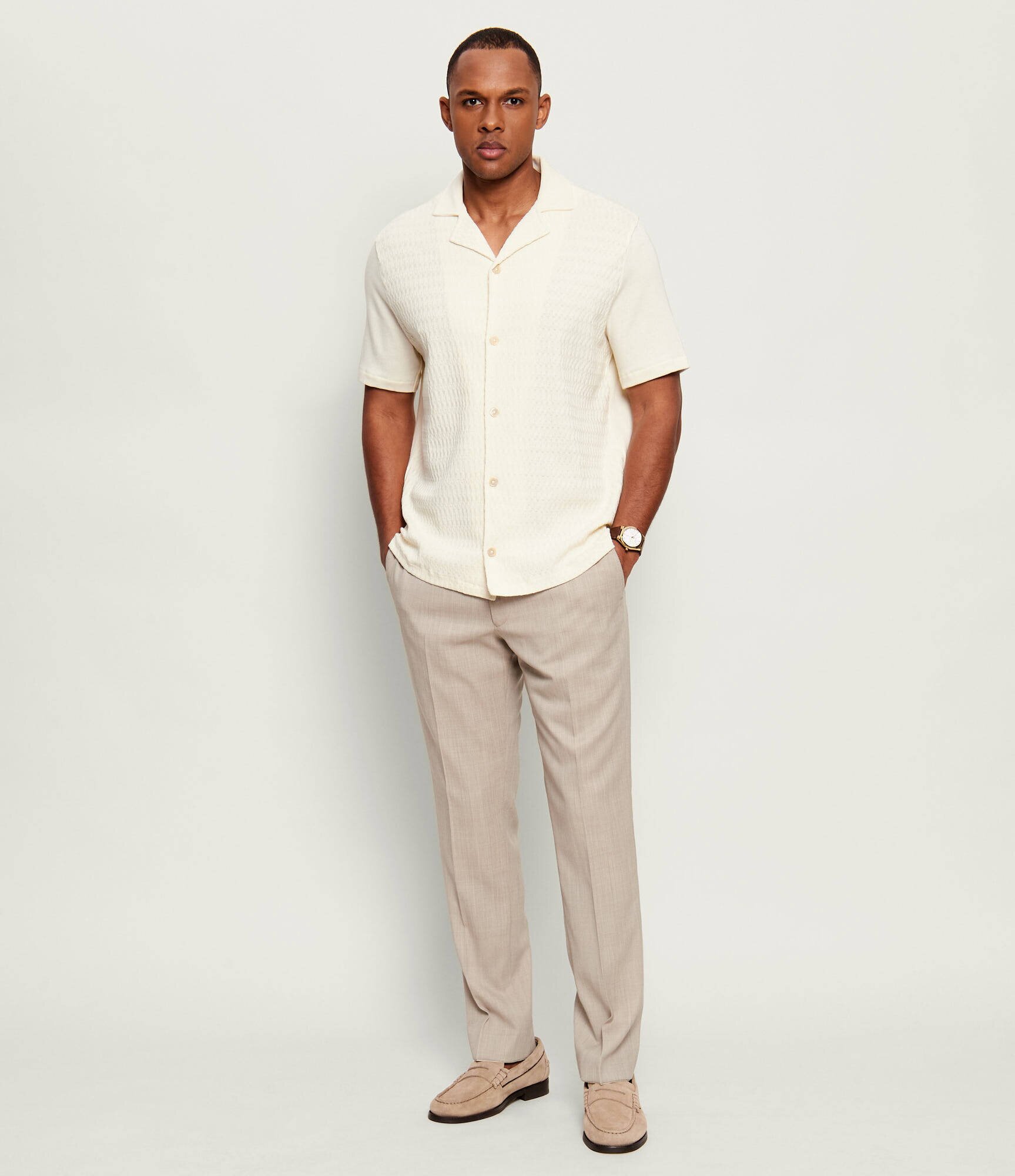 Oscar Jacobson De lână pantaloni Dandy | regular fit