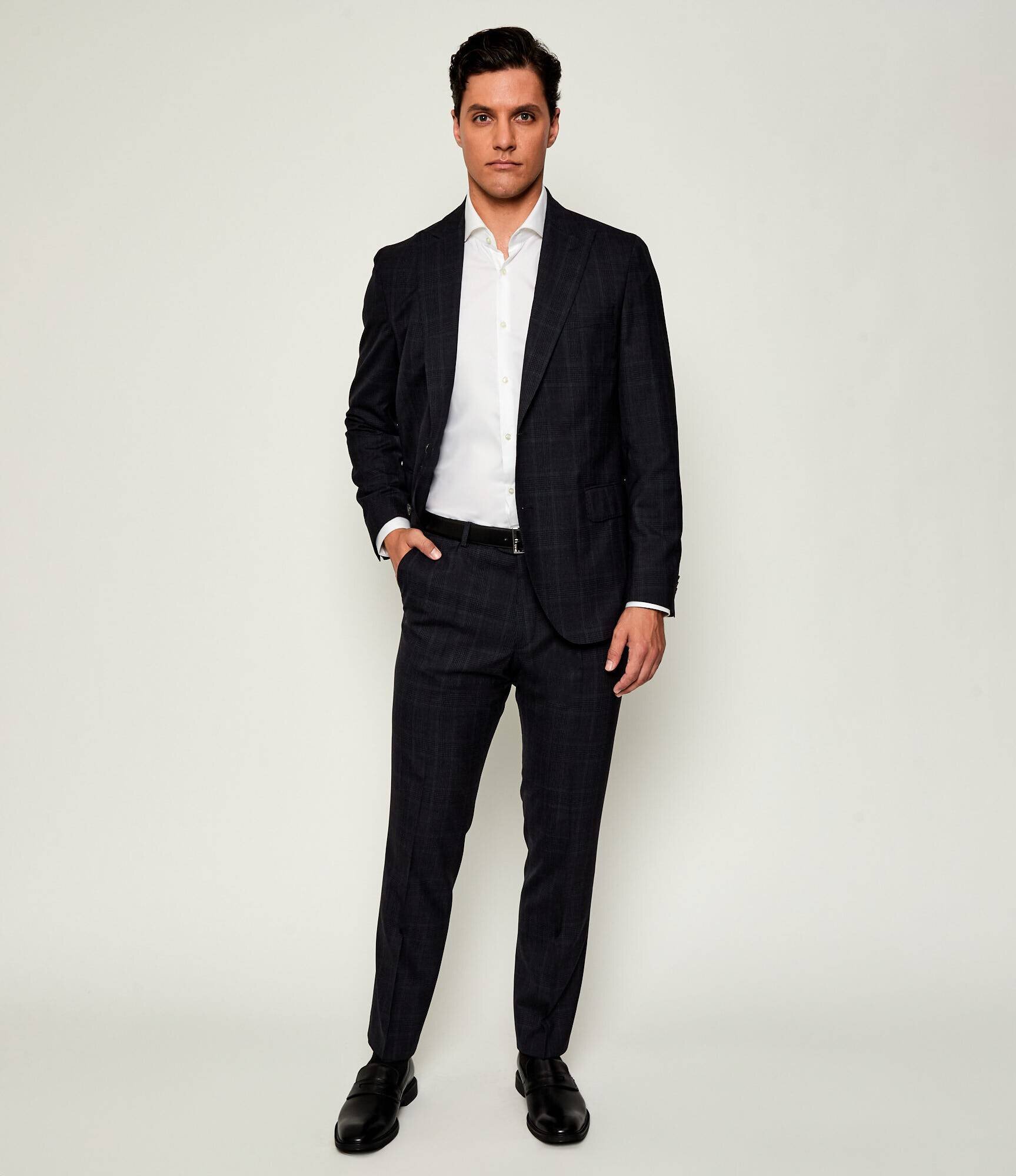Oscar Jacobson De lână pantaloni Dandy | Regular Fit