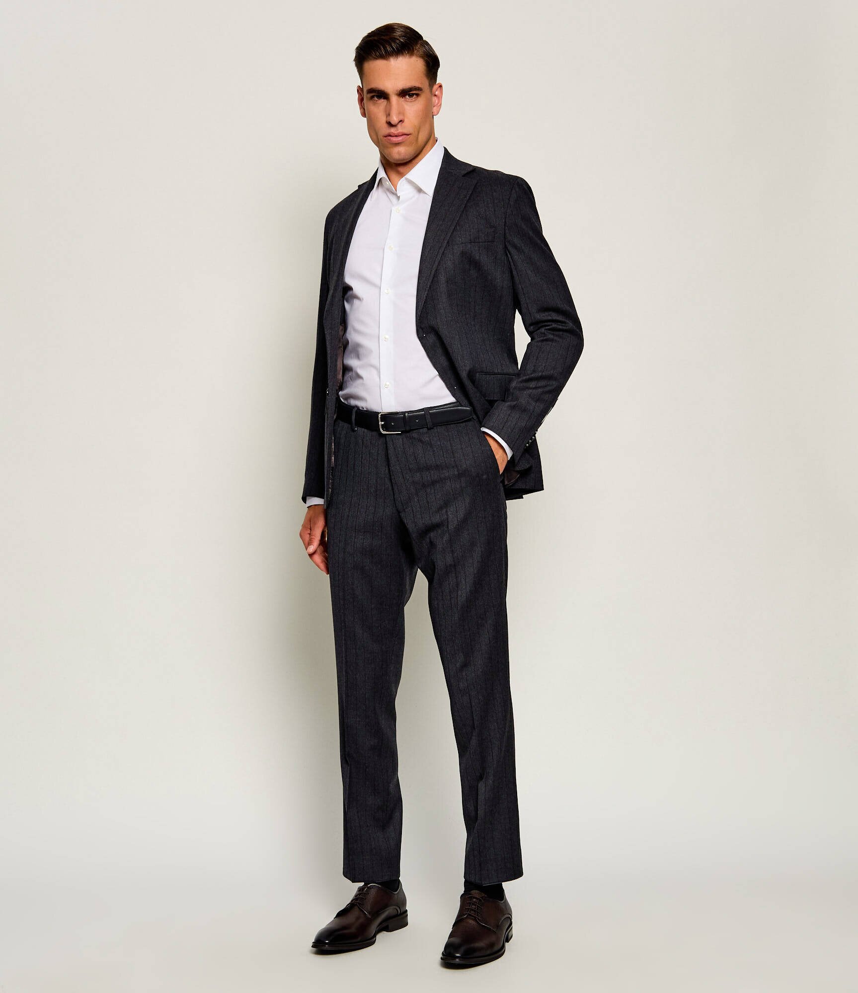 Oscar Jacobson De lână pantaloni Dandy | Slim Fit