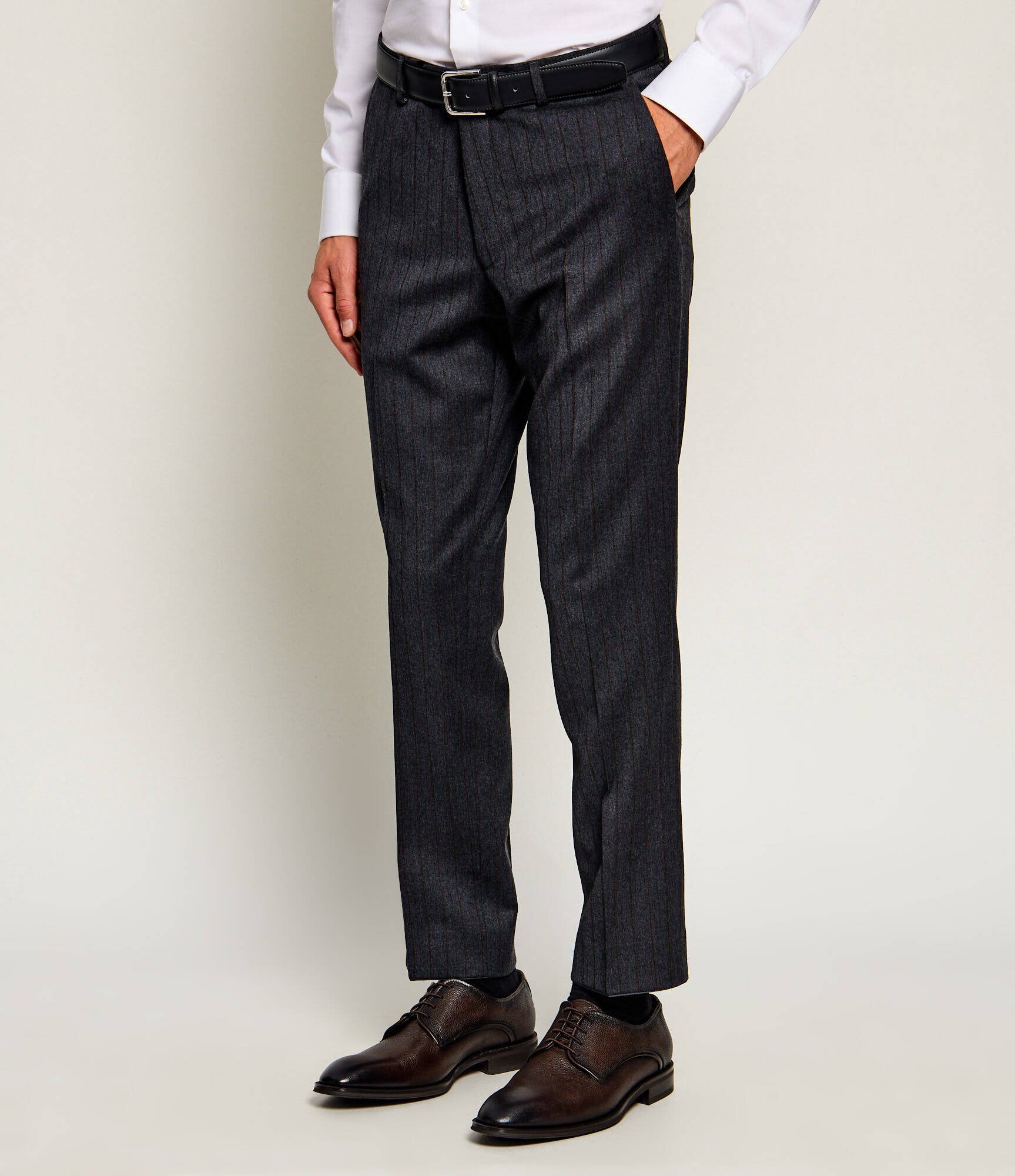 Oscar Jacobson De lână pantaloni Dandy | Slim Fit
