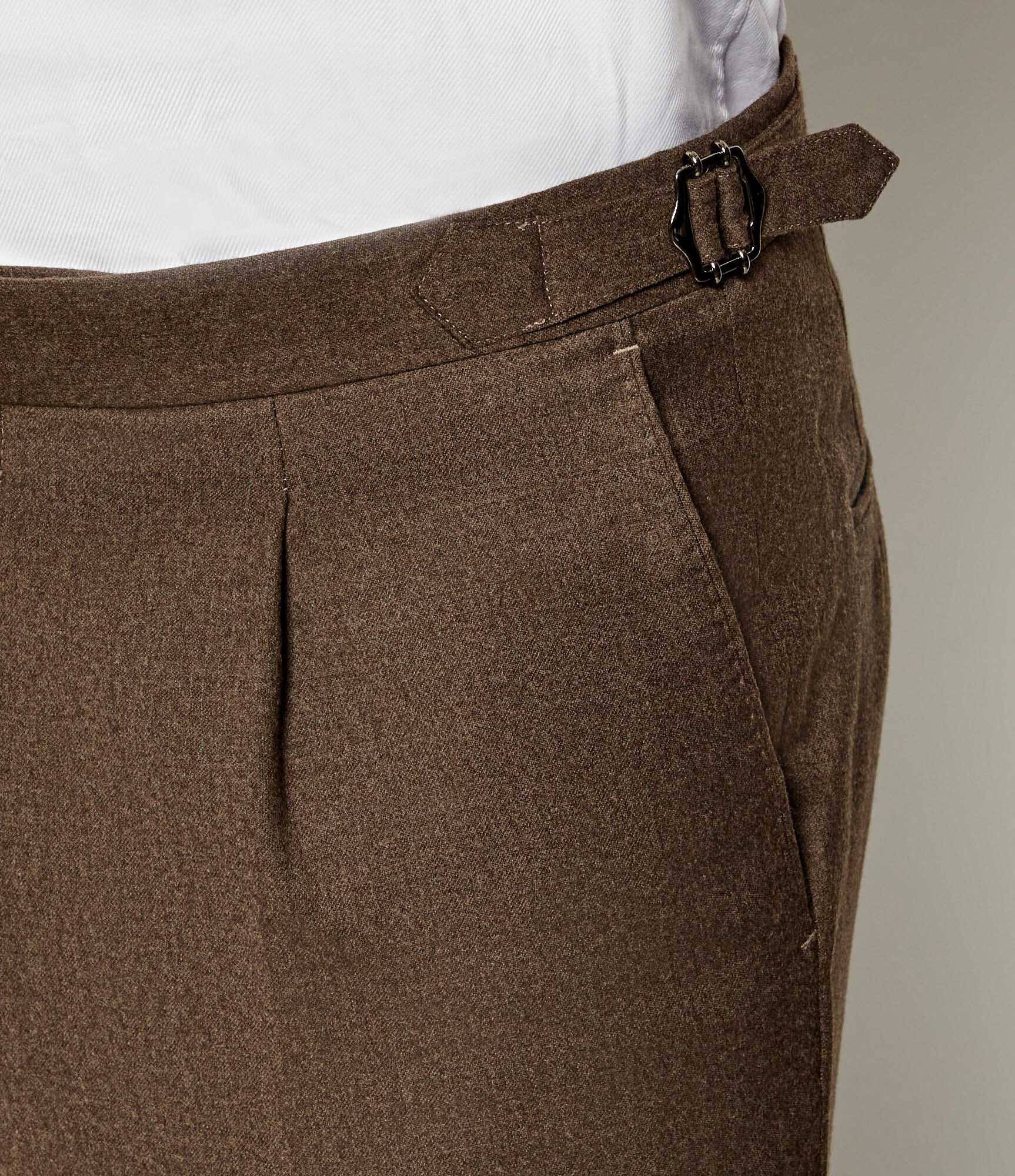 Oscar Jacobson De lână pantaloni Delon | regular fit