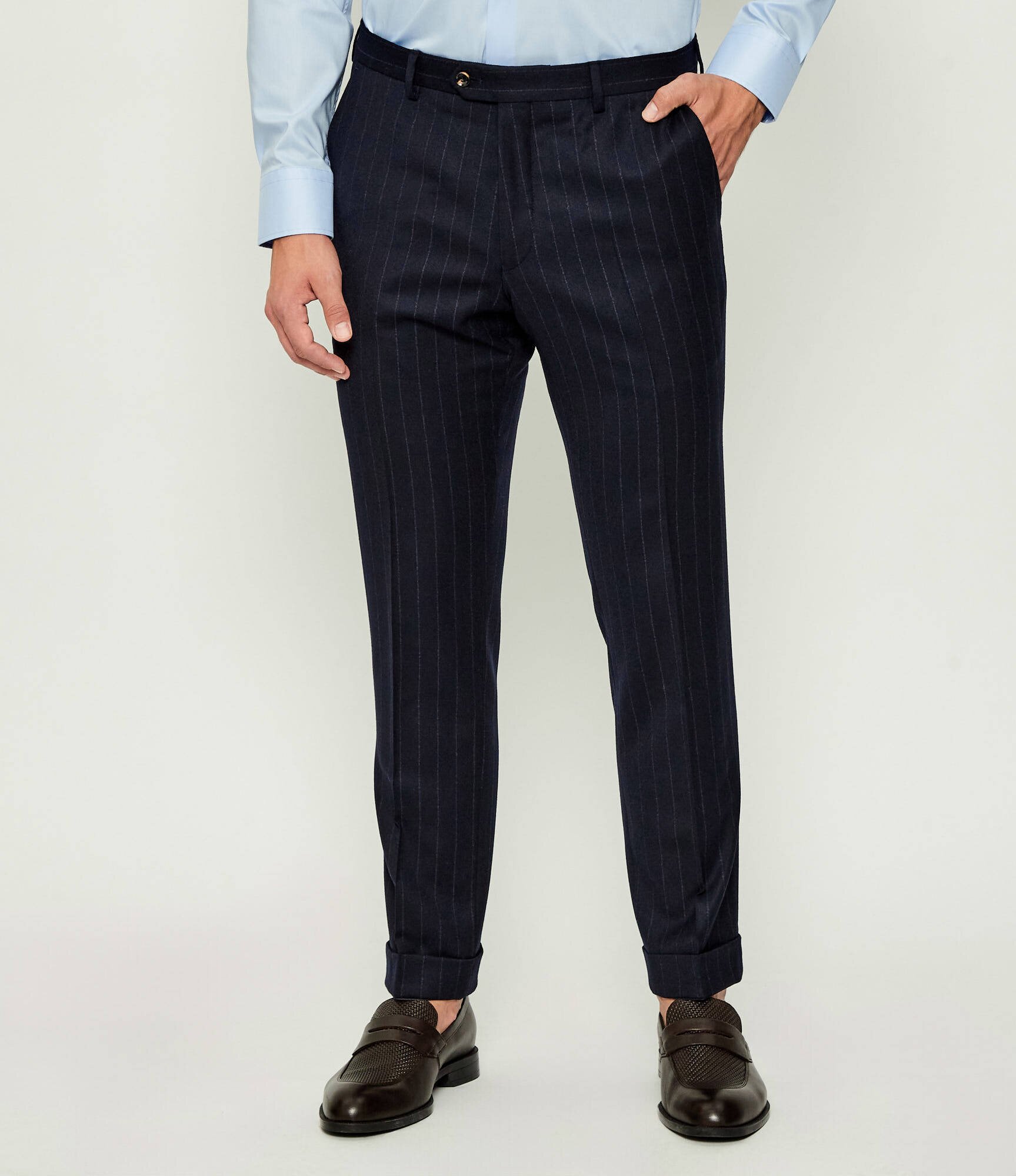 Oscar Jacobson De lână pantaloni DENZ | Slim Fit