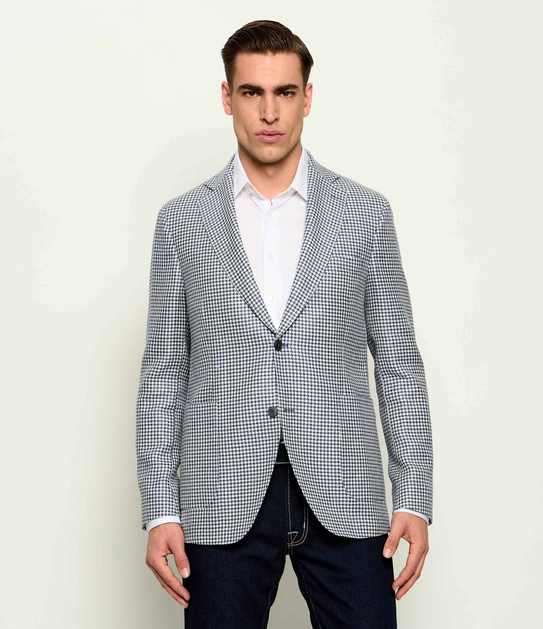 Oscar Jacobson De lână sacou Ferry | regular fit | cu adaos de in