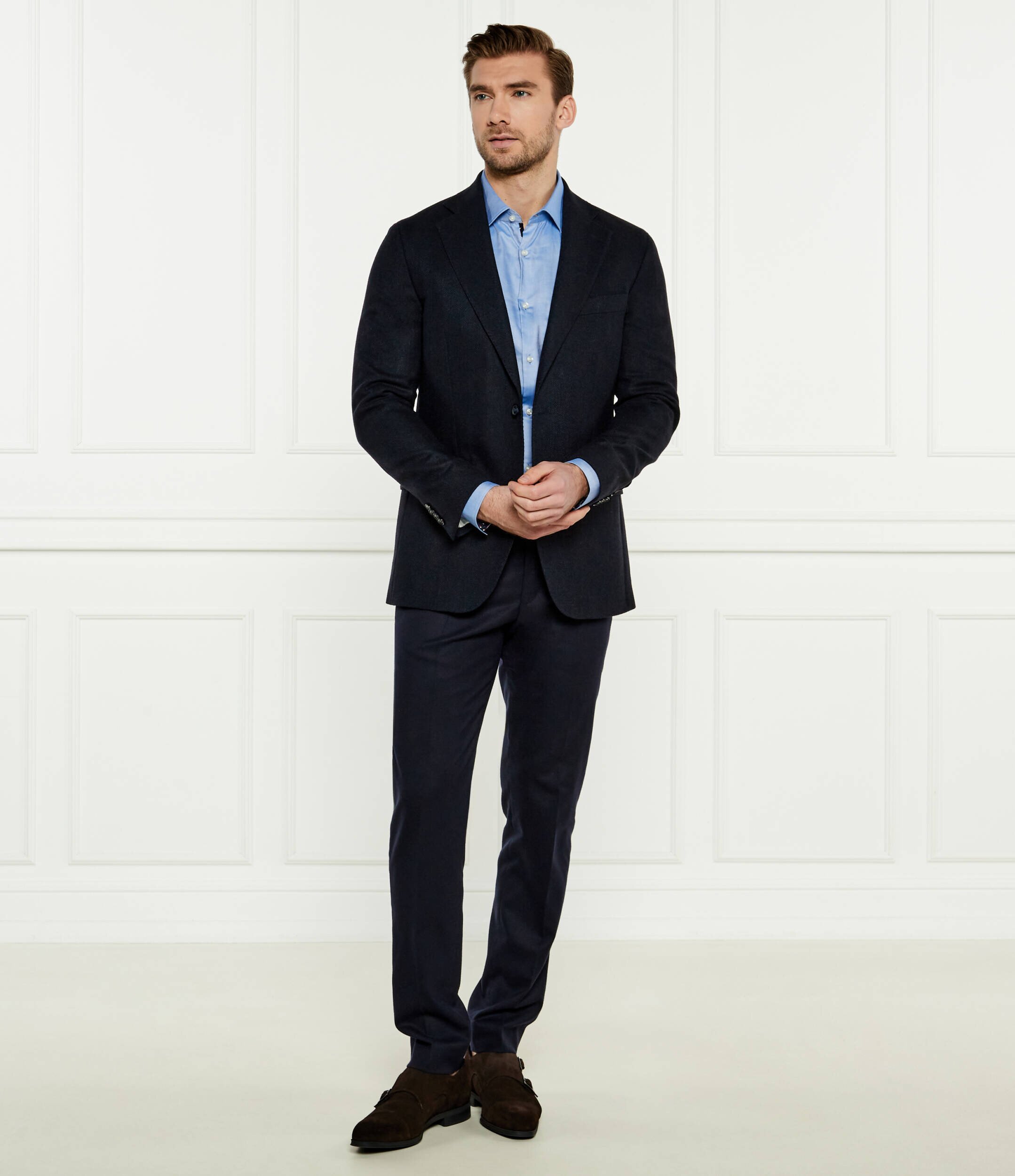 Oscar Jacobson De lână sacou | Regular Fit