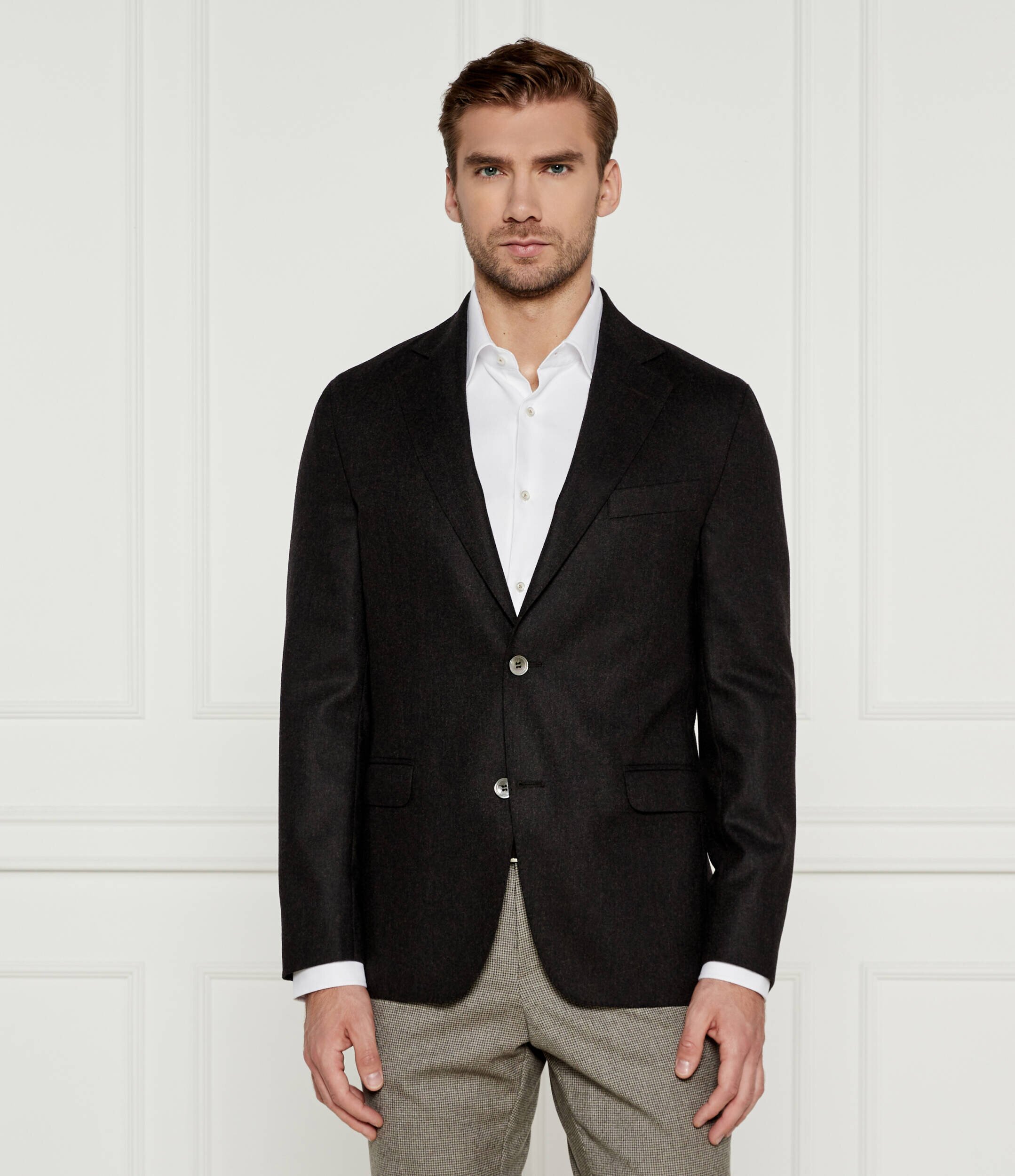 Oscar Jacobson De lână sacou | Regular Fit