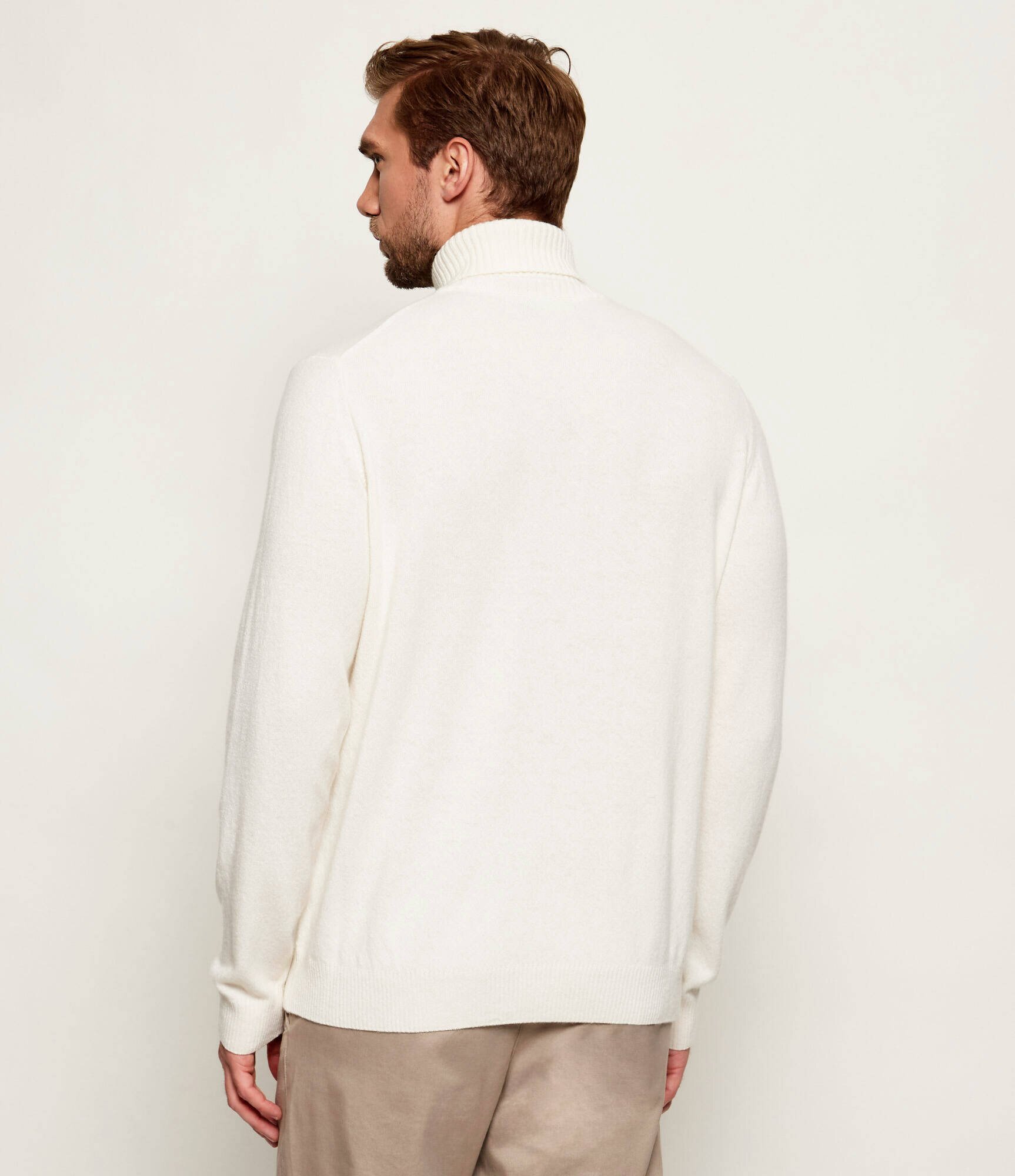Oscar Jacobson Maletă Salim Rollneck | Regular Fit cu adaos de lână și cașmir