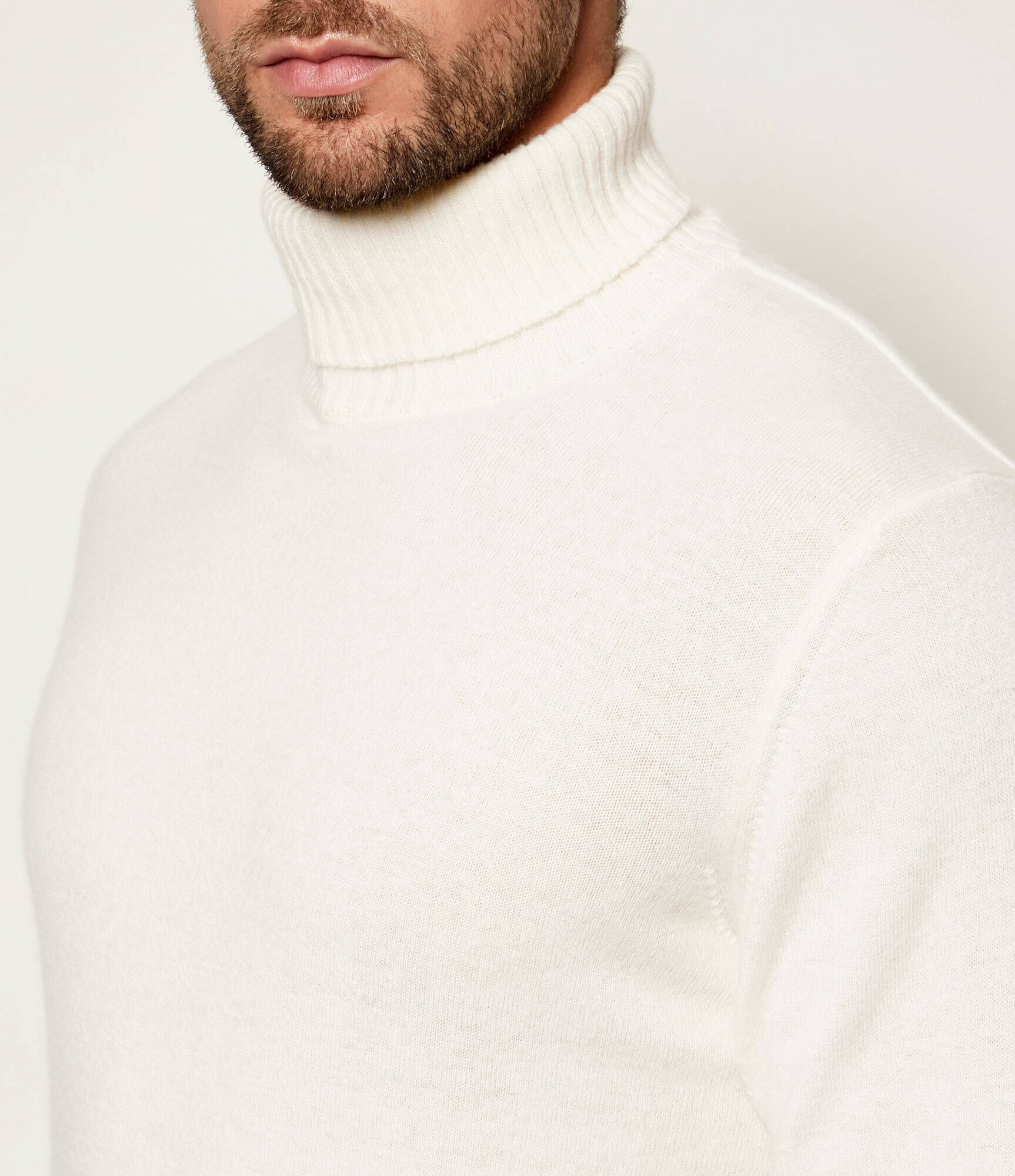 Oscar Jacobson Maletă Salim Rollneck | Regular Fit cu adaos de lână și cașmir