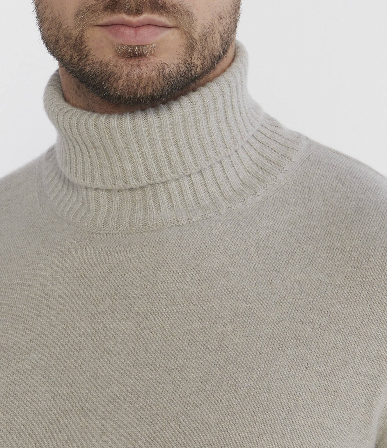 Oscar Jacobson Maletă Salim Rollneck | regular fit cu adaos de lână și cașmir