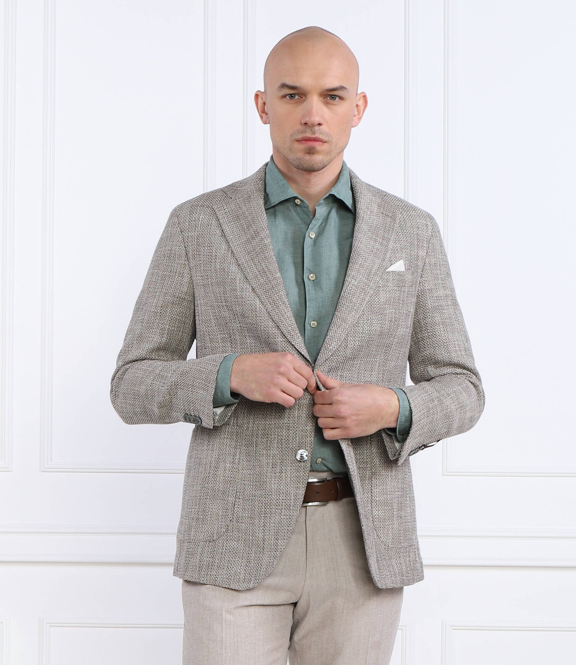 Oscar Jacobson Sacou Ferry Patch | Slim Fit