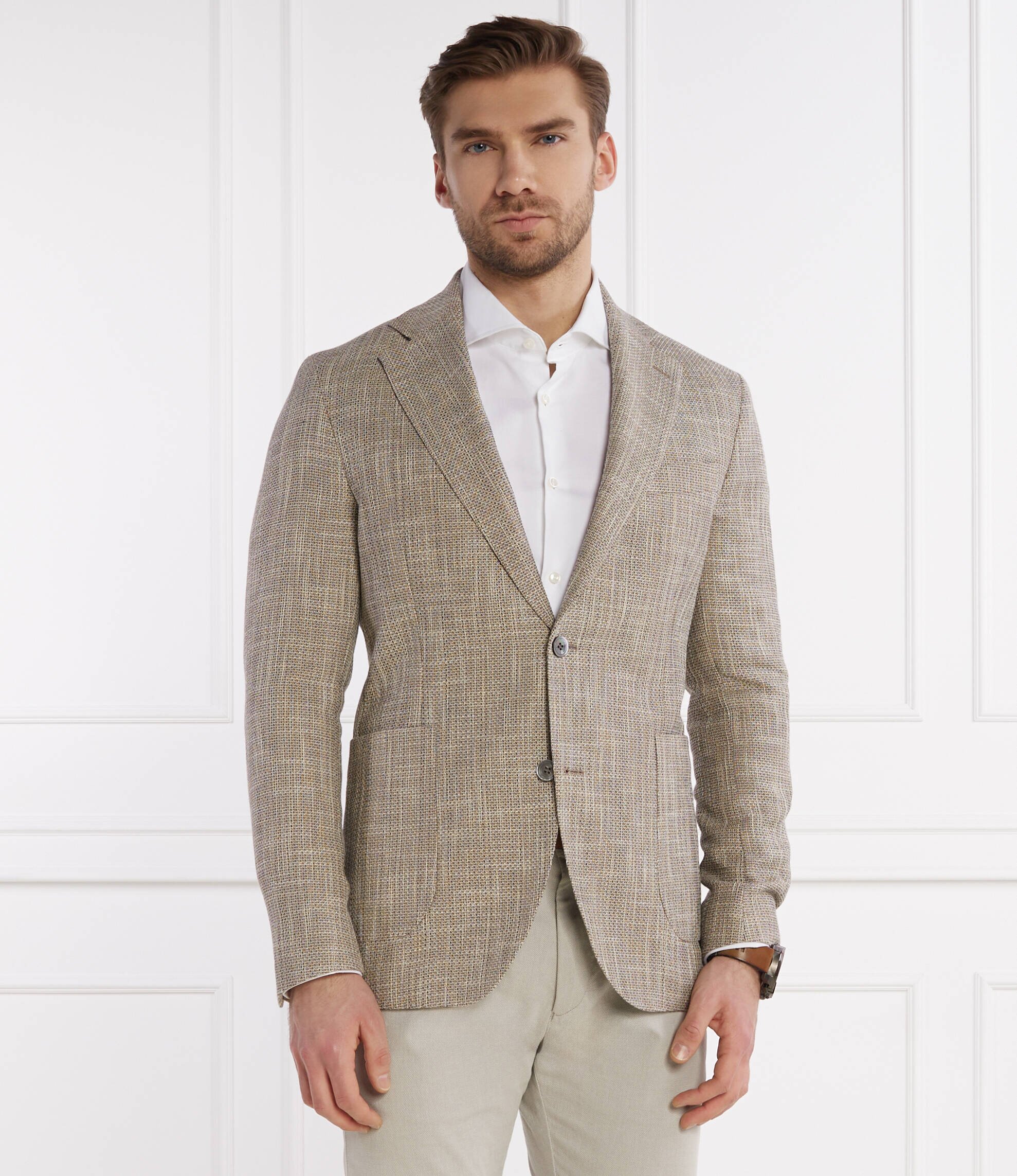 Oscar Jacobson Sacou Ferry Patch Soft | Regular Fit
