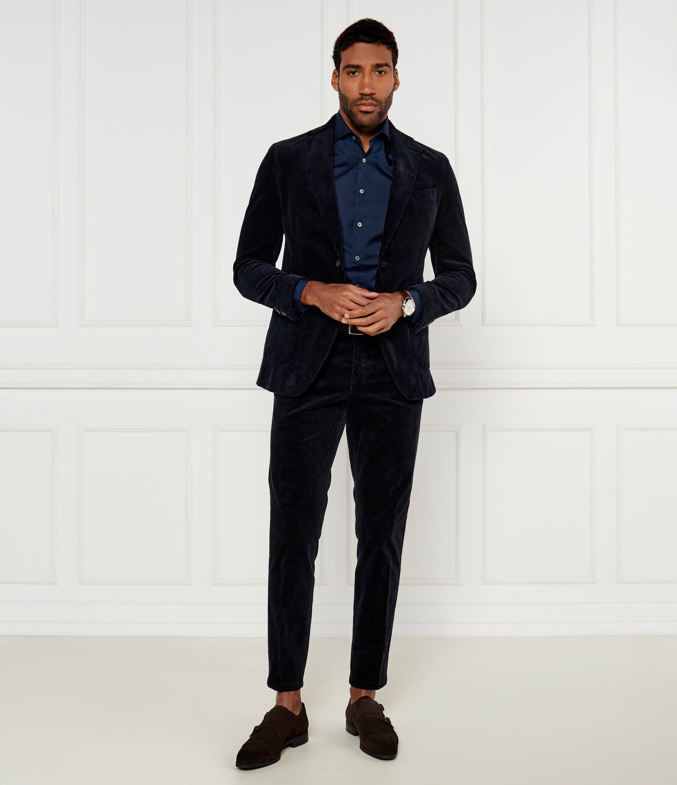 Oscar Jacobson Sacou | regular fit | catifea reiată