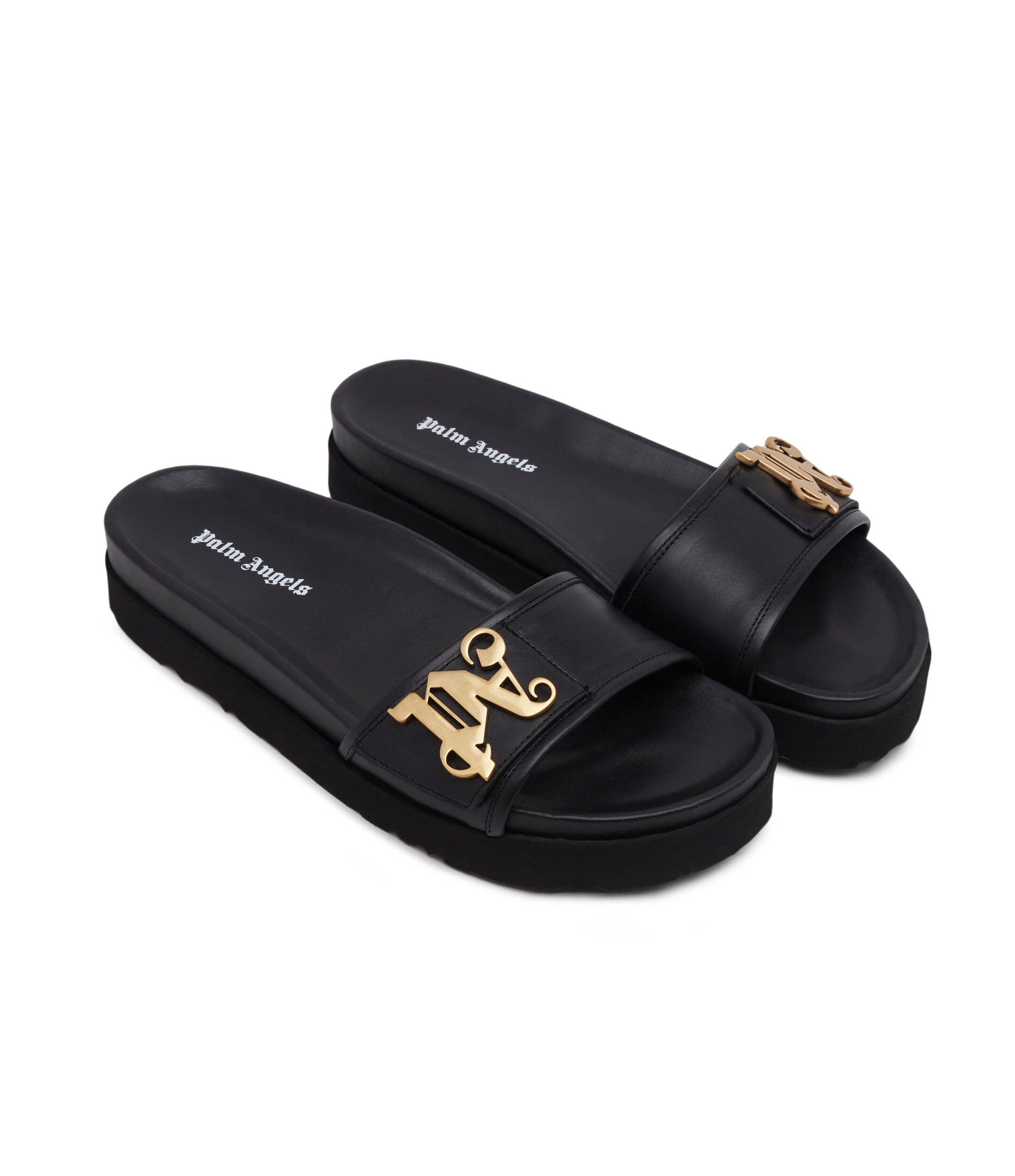 Palm Angels De piele șlapi