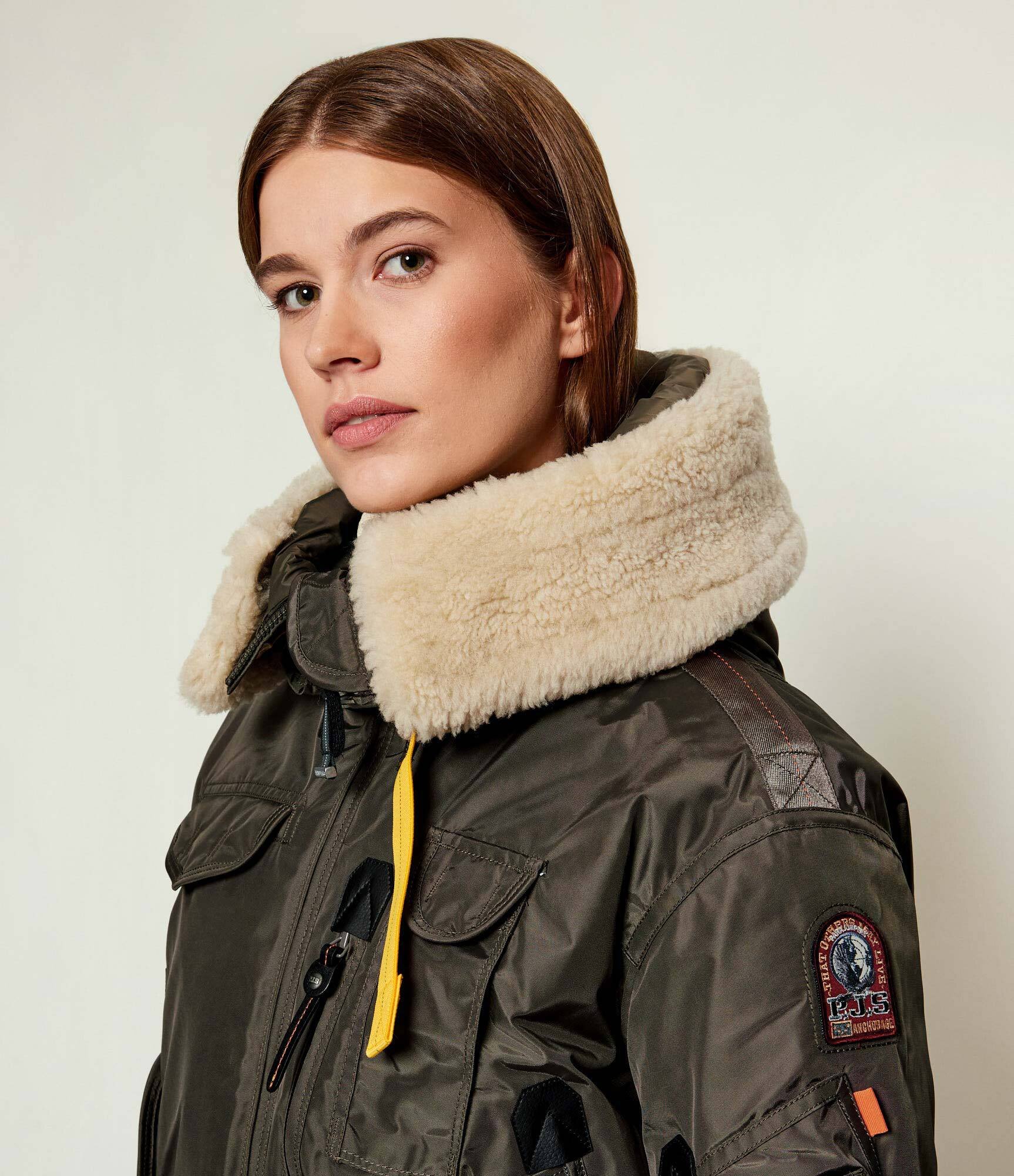 PARAJUMPERS Geacă de puf Gobi S. | regular fit | shearling