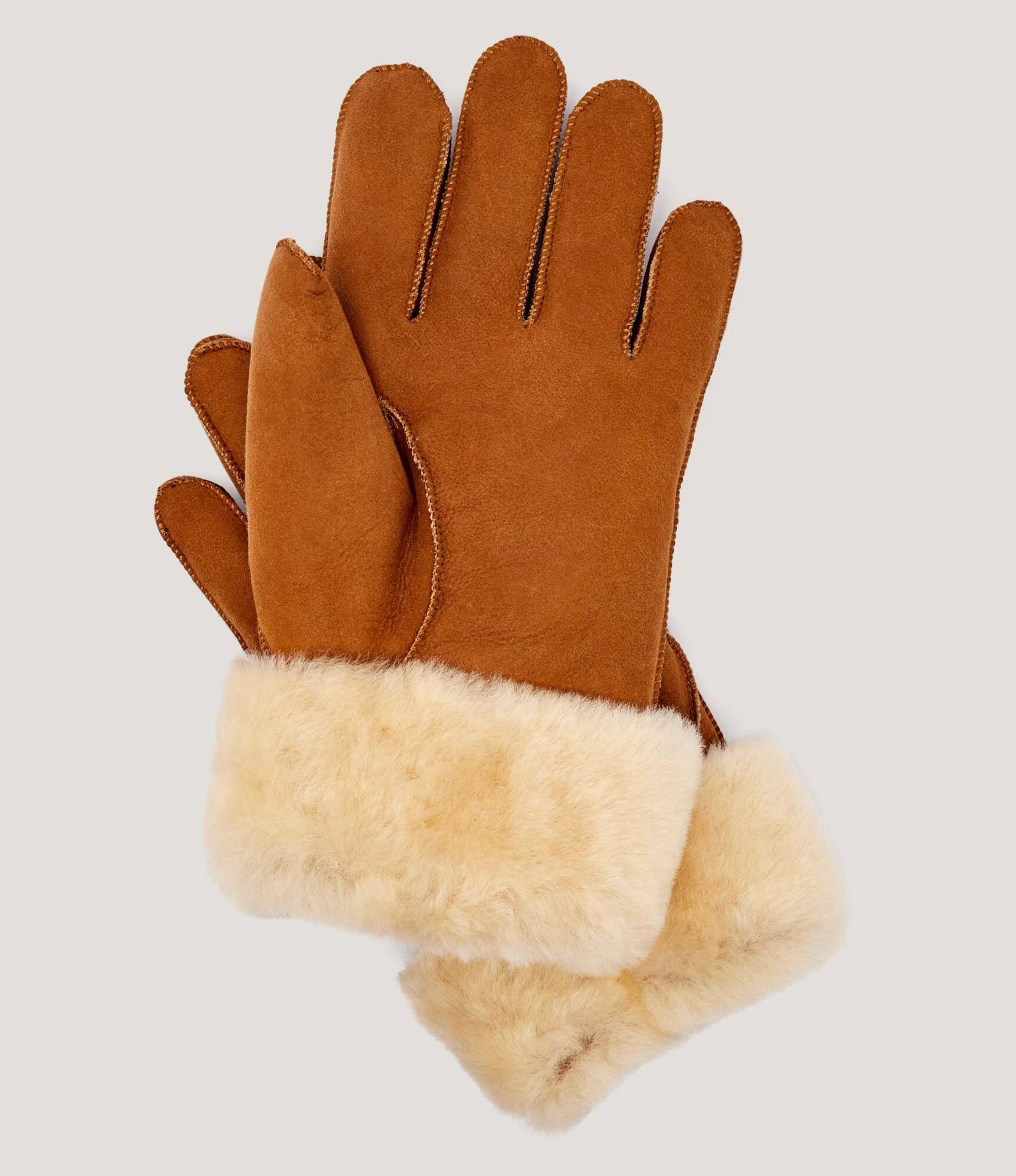 PARAJUMPERS Mănuși | piele întoarsă | shearling