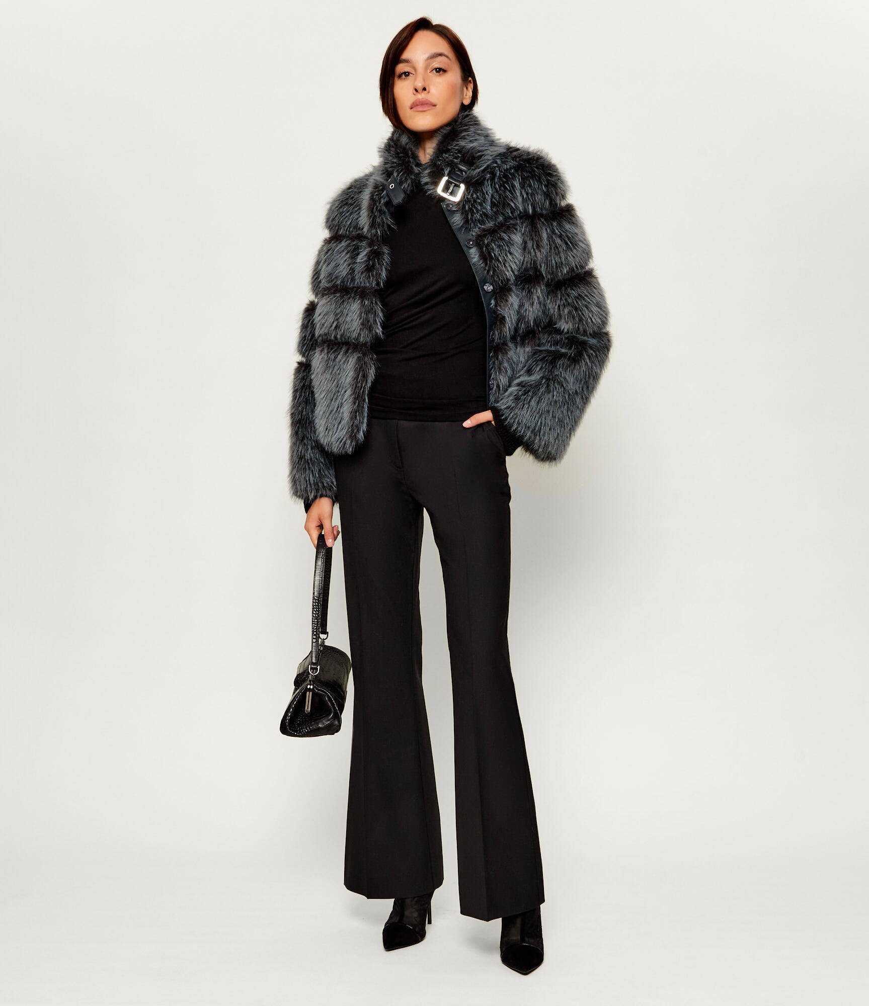 Patrizia Pepe Bluză | Slim Fit cu adaos de lână