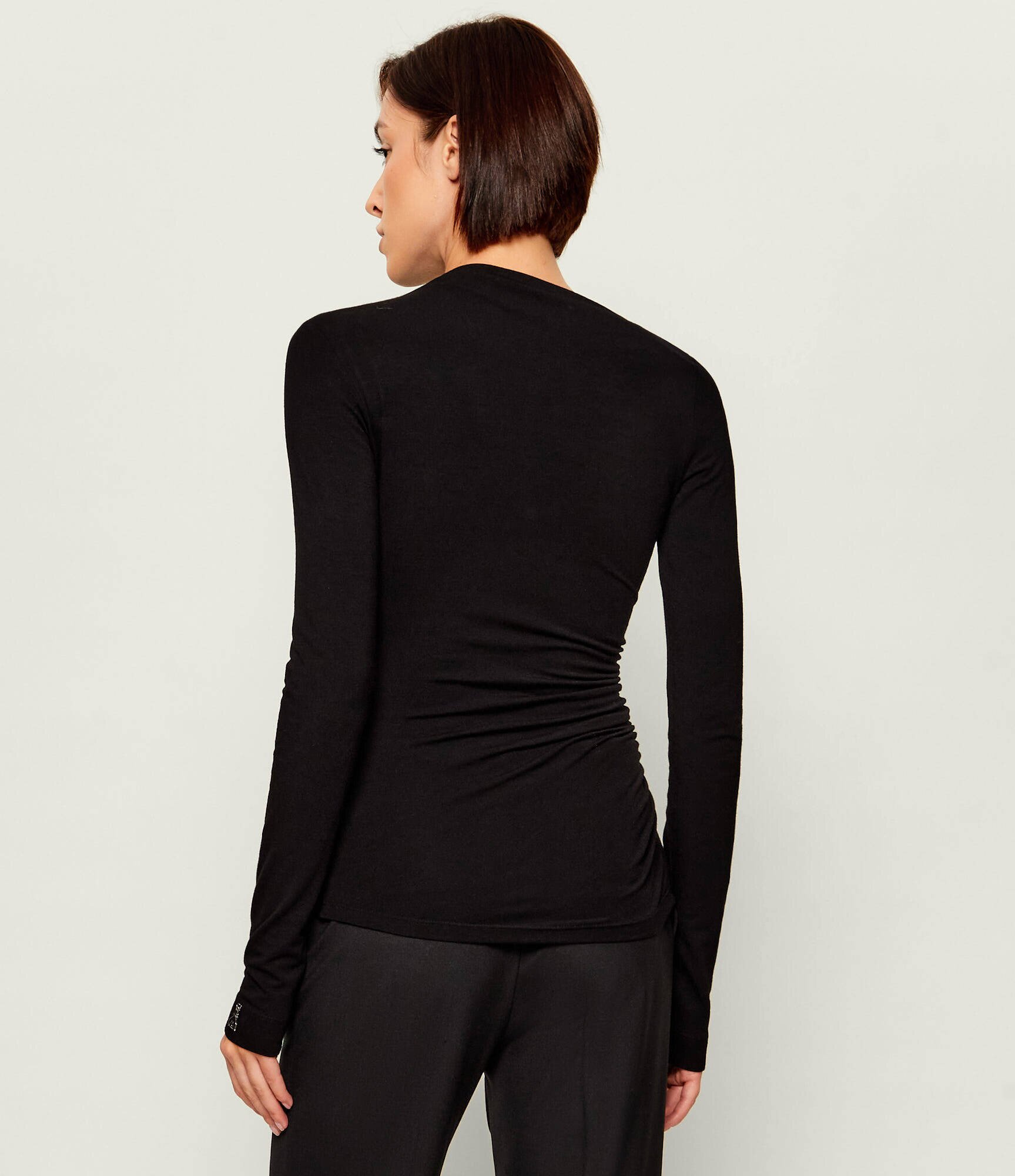 Patrizia Pepe Bluză | Slim Fit cu adaos de lână