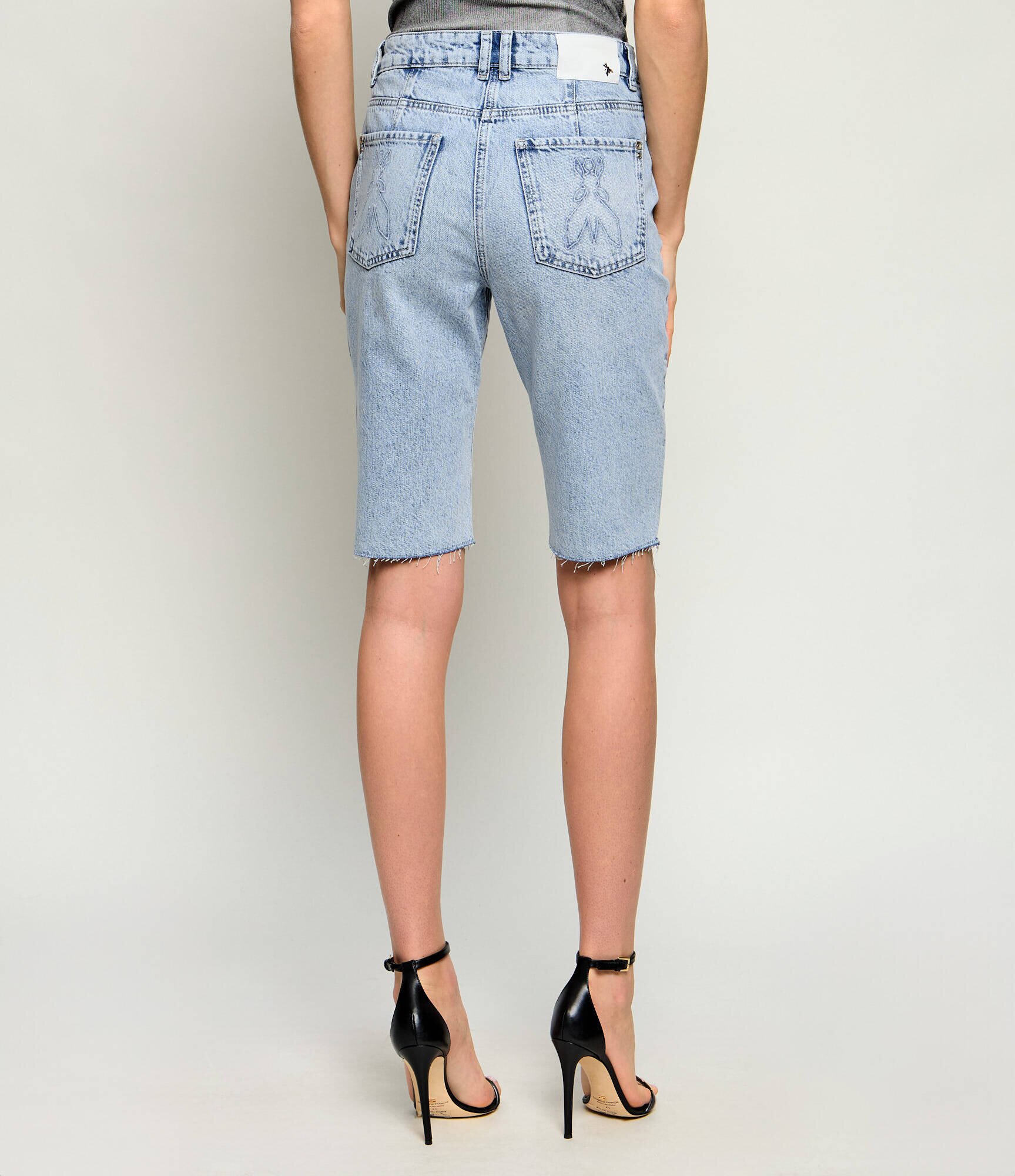 Patrizia Pepe De blugi pantaloni scurți | Slim Fit