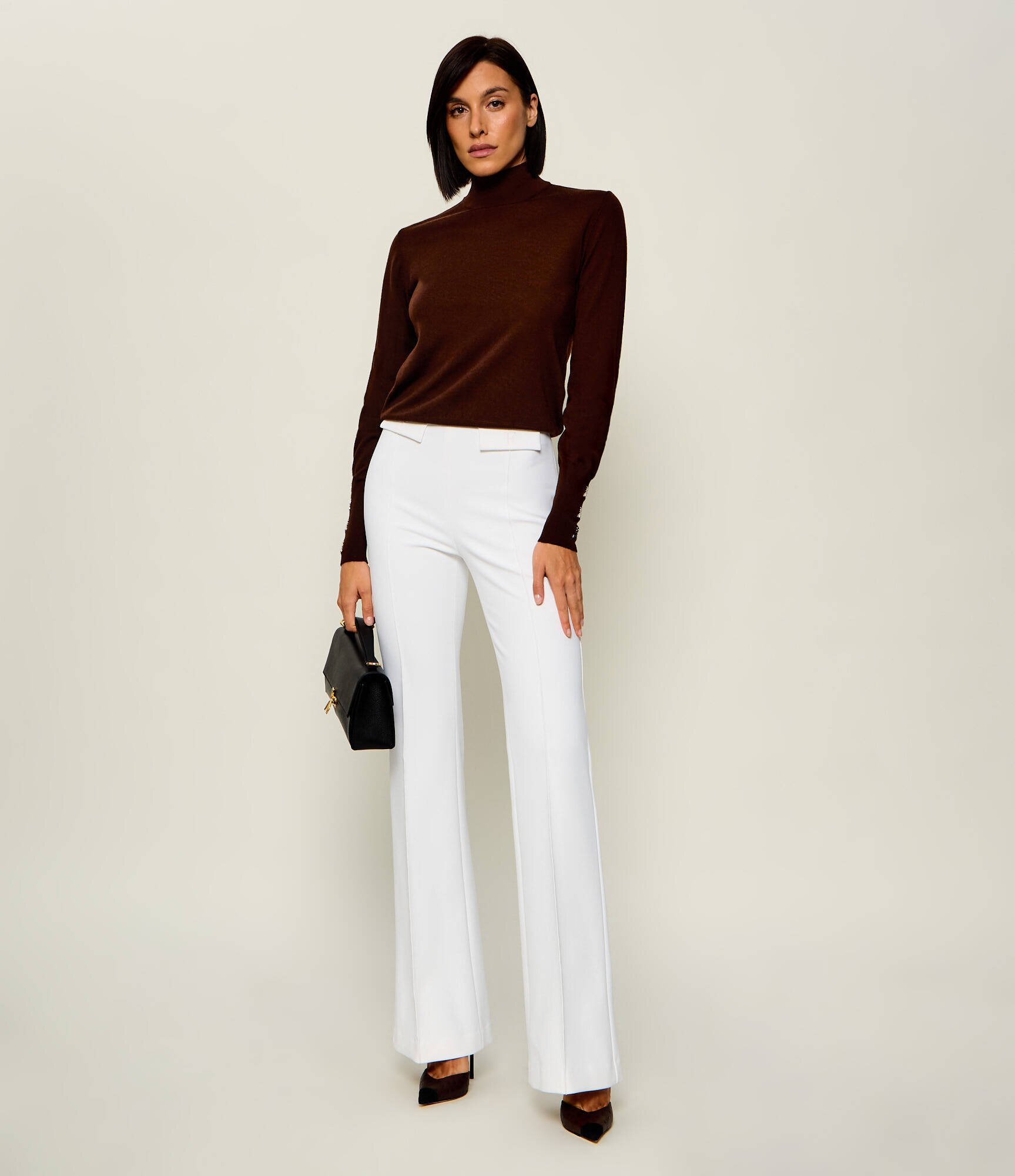 Patrizia Pepe De lână guler înalt | Slim Fit