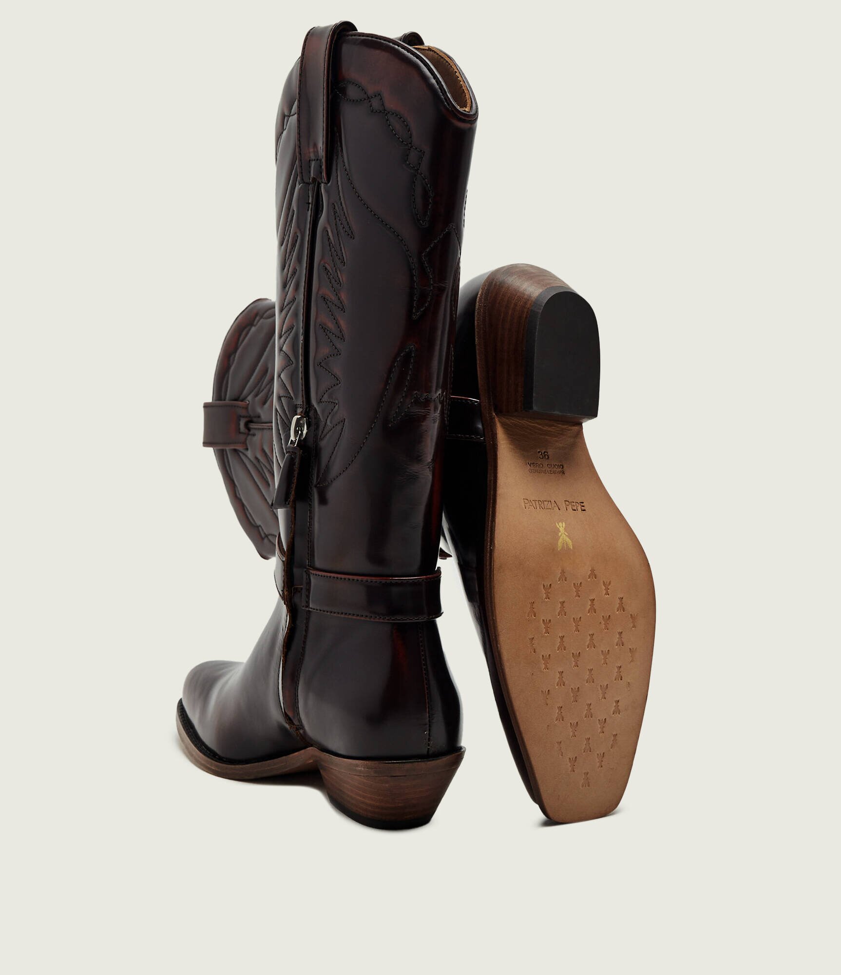 Patrizia Pepe De piele cizme cowboy