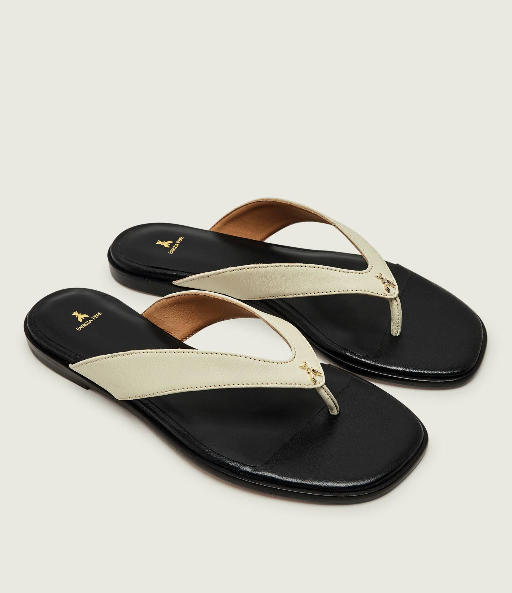 Patrizia Pepe De piele flip flops