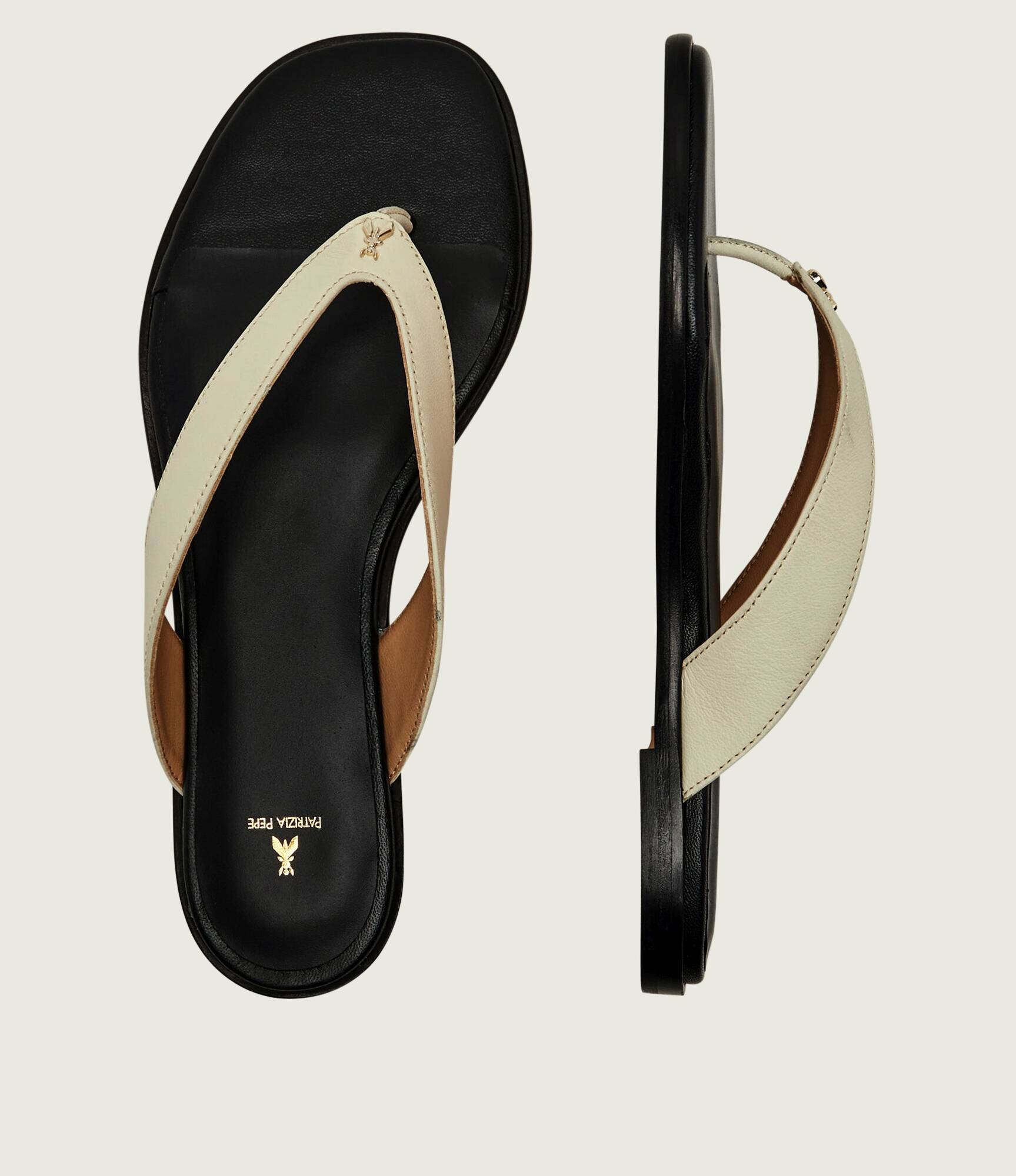 Patrizia Pepe De piele flip flops