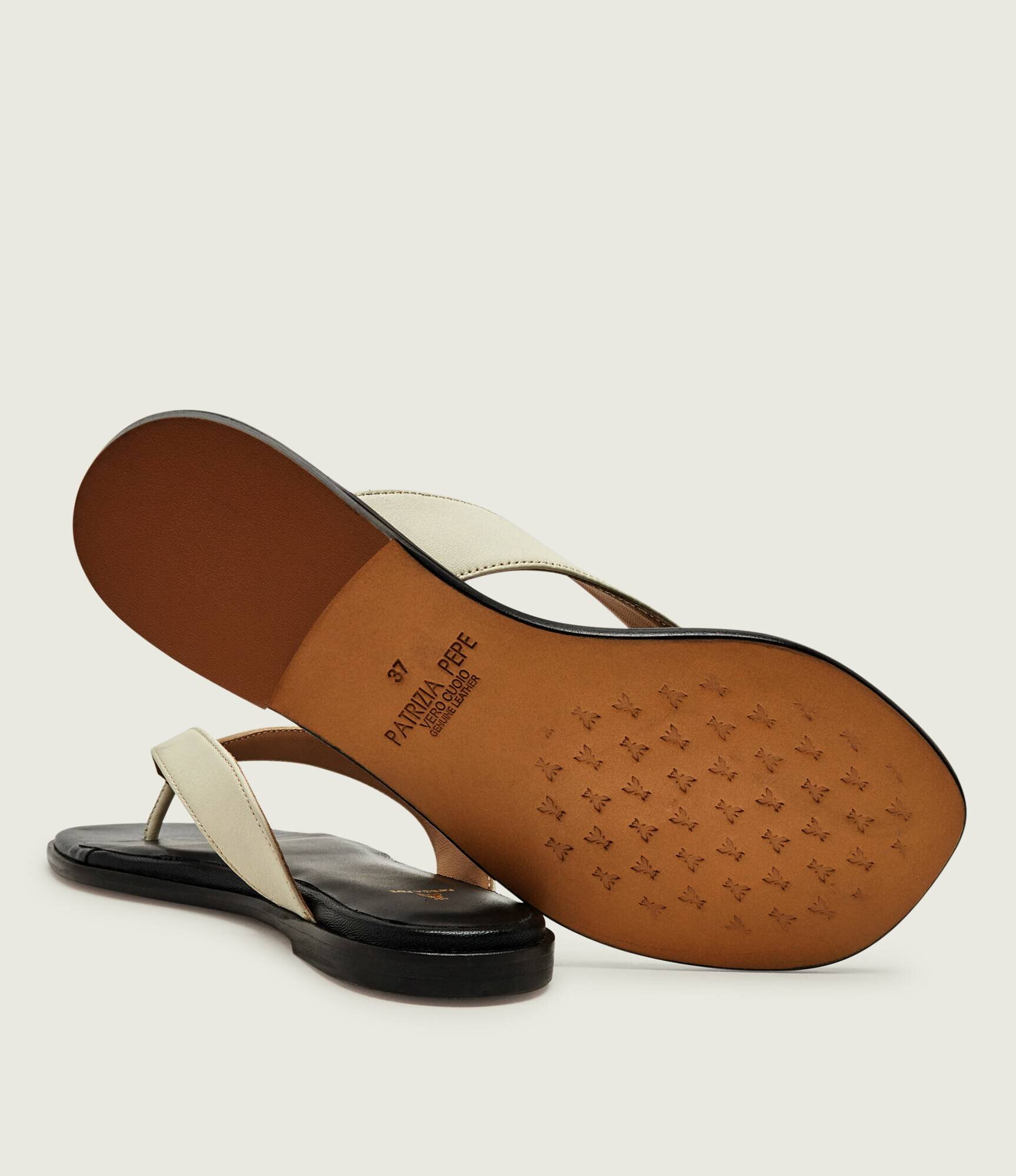 Patrizia Pepe De piele flip flops