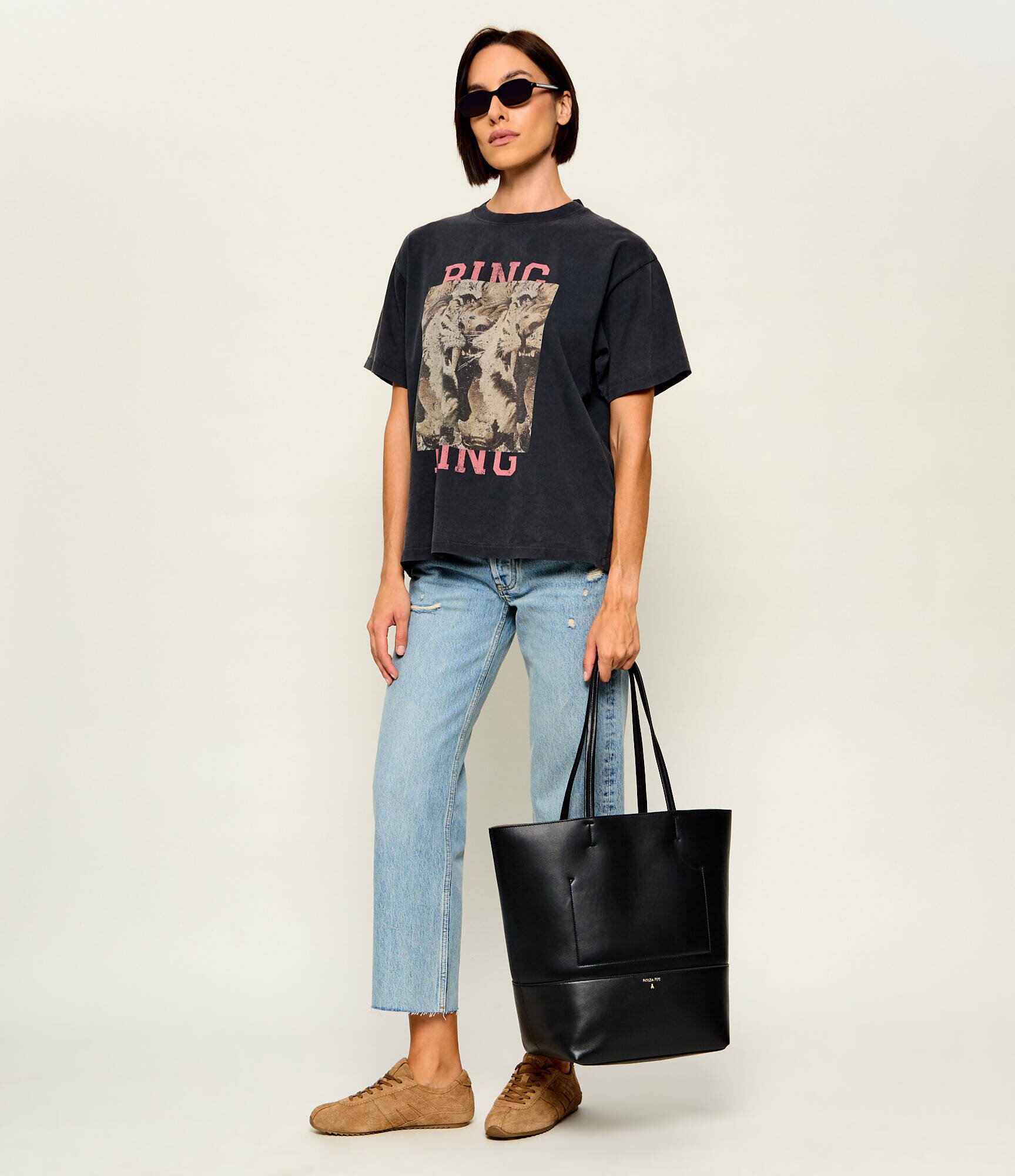 Patrizia Pepe De piele geantă shopper