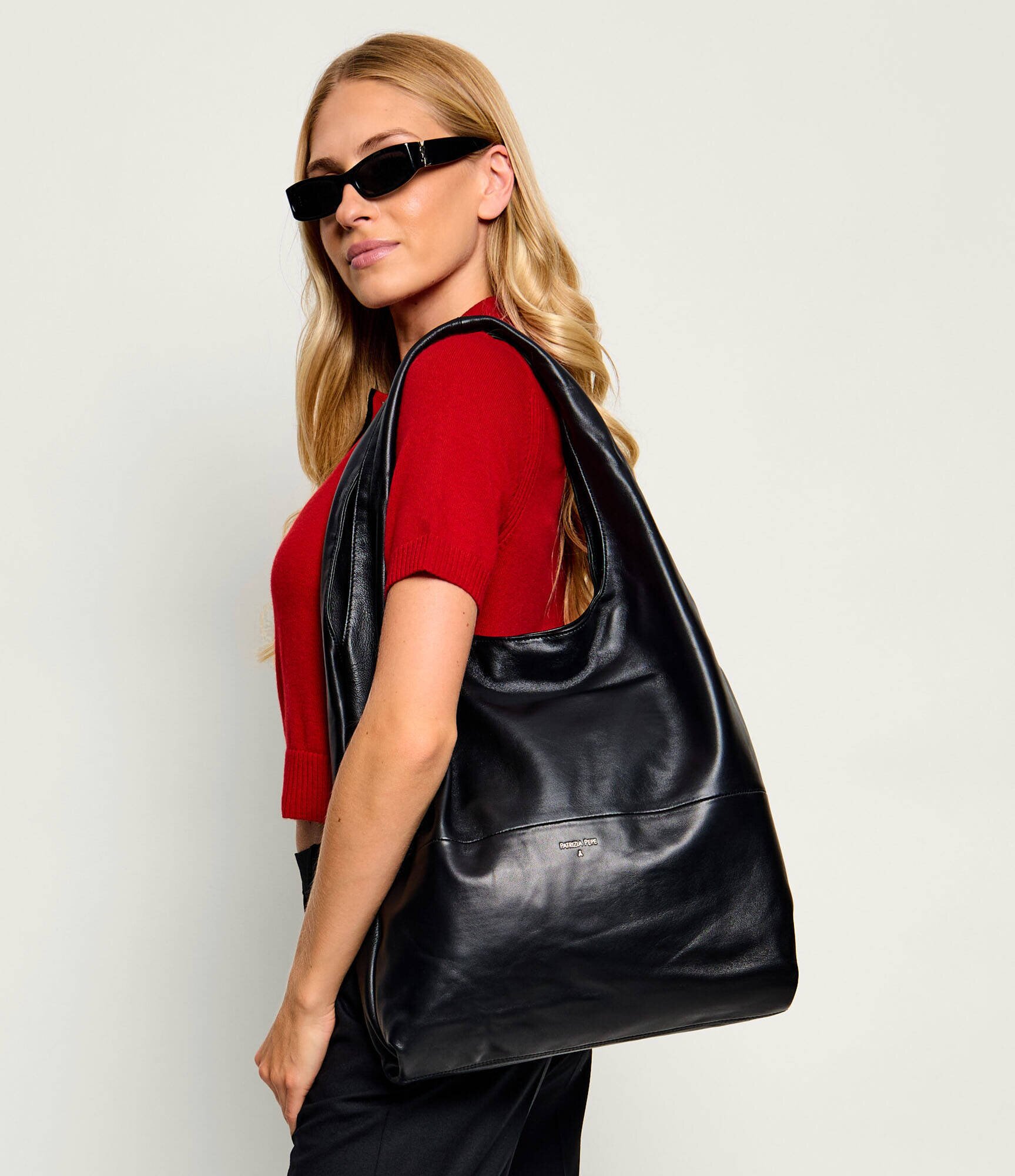 Patrizia Pepe De piele geantă shopper