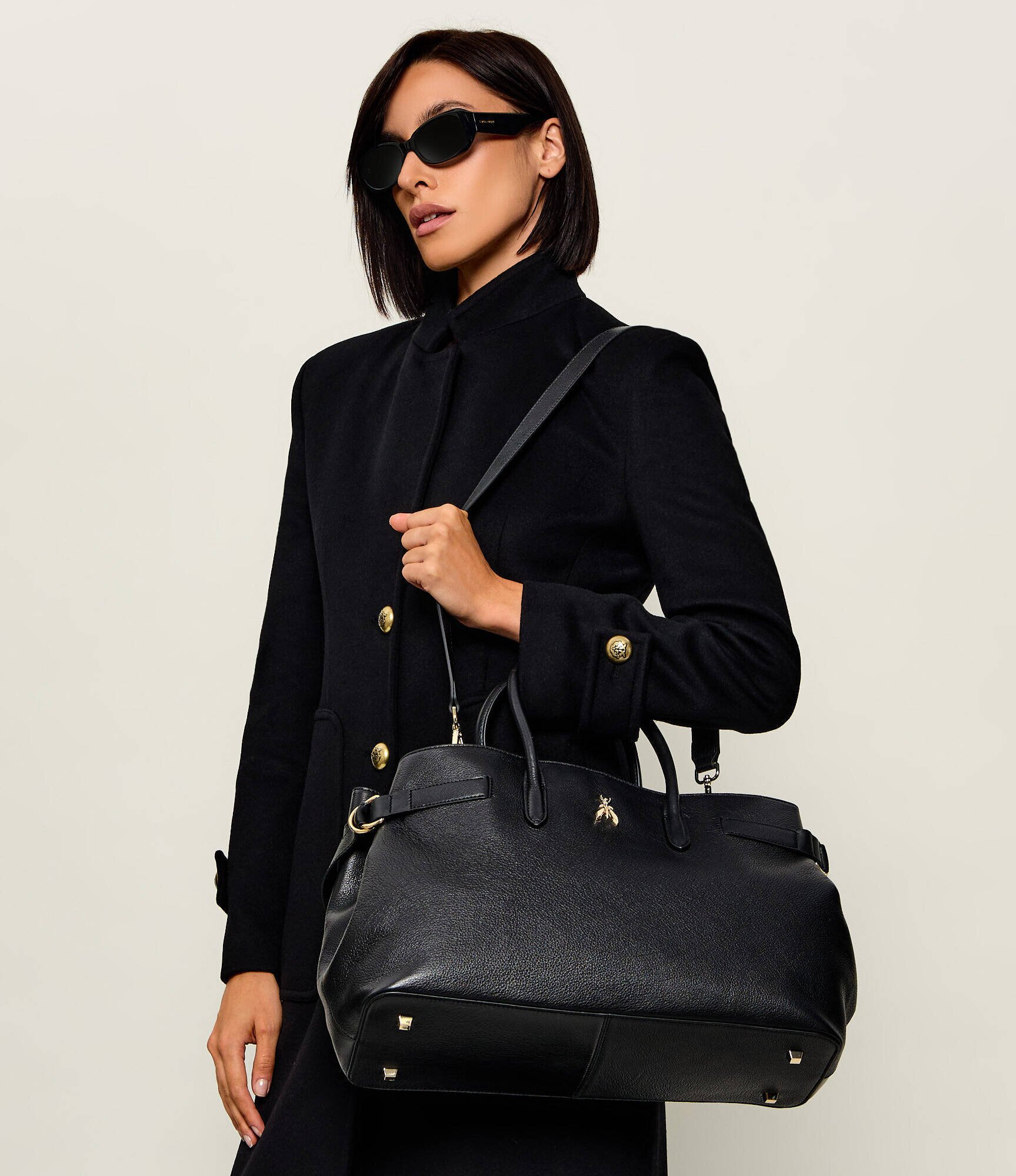Patrizia Pepe De piele geantă shopper