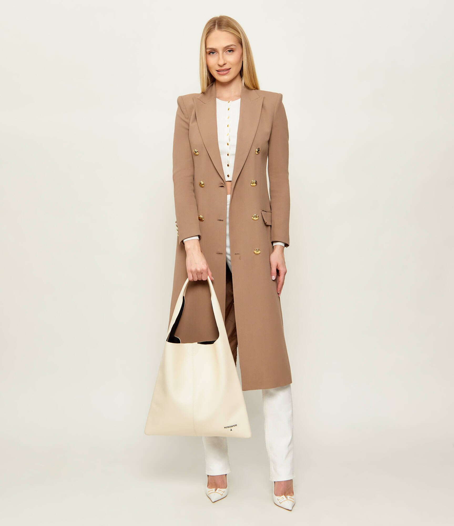 Patrizia Pepe De piele geantă shopper