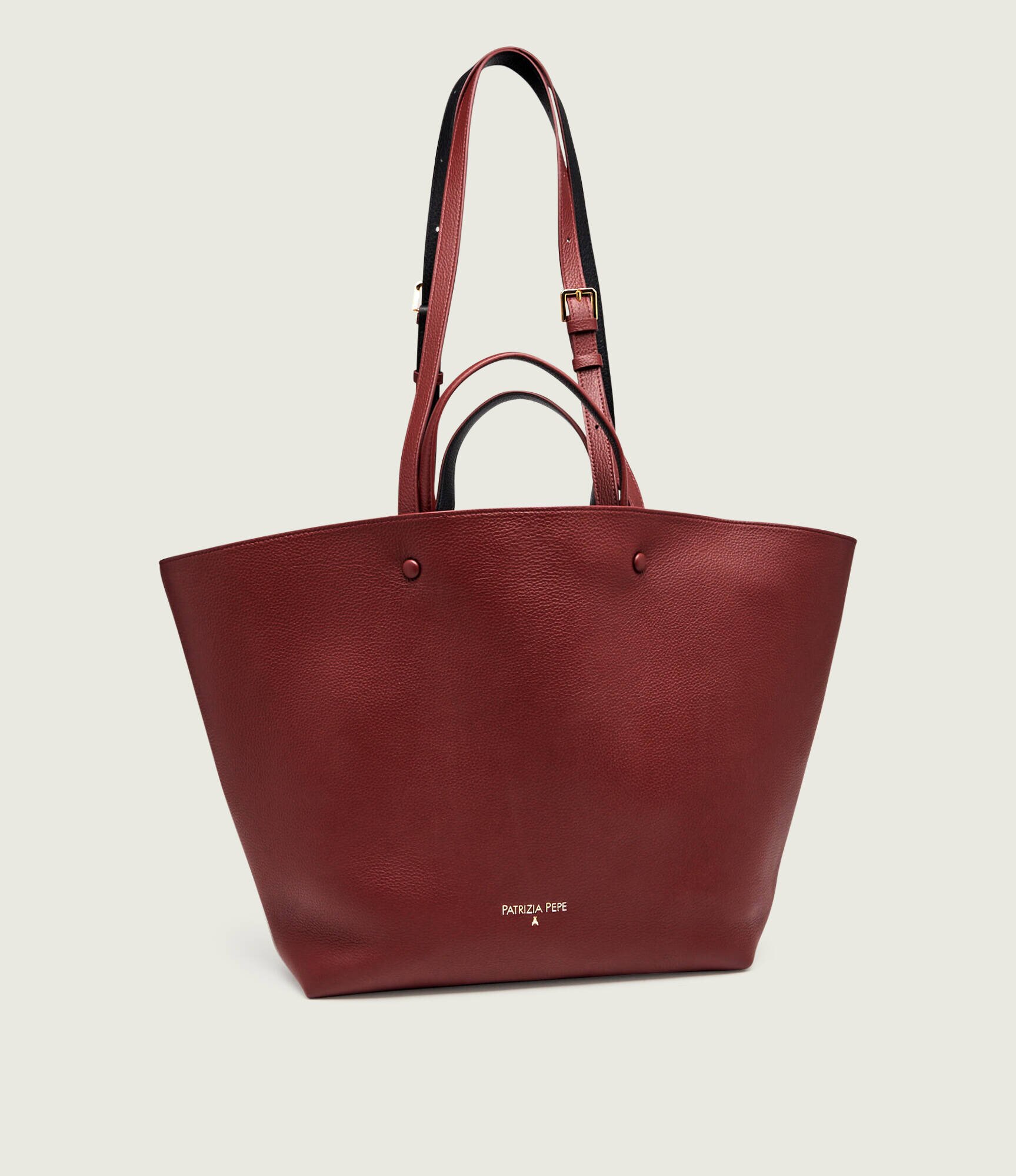 Patrizia Pepe De piele geantă shopper + borsetă Complete