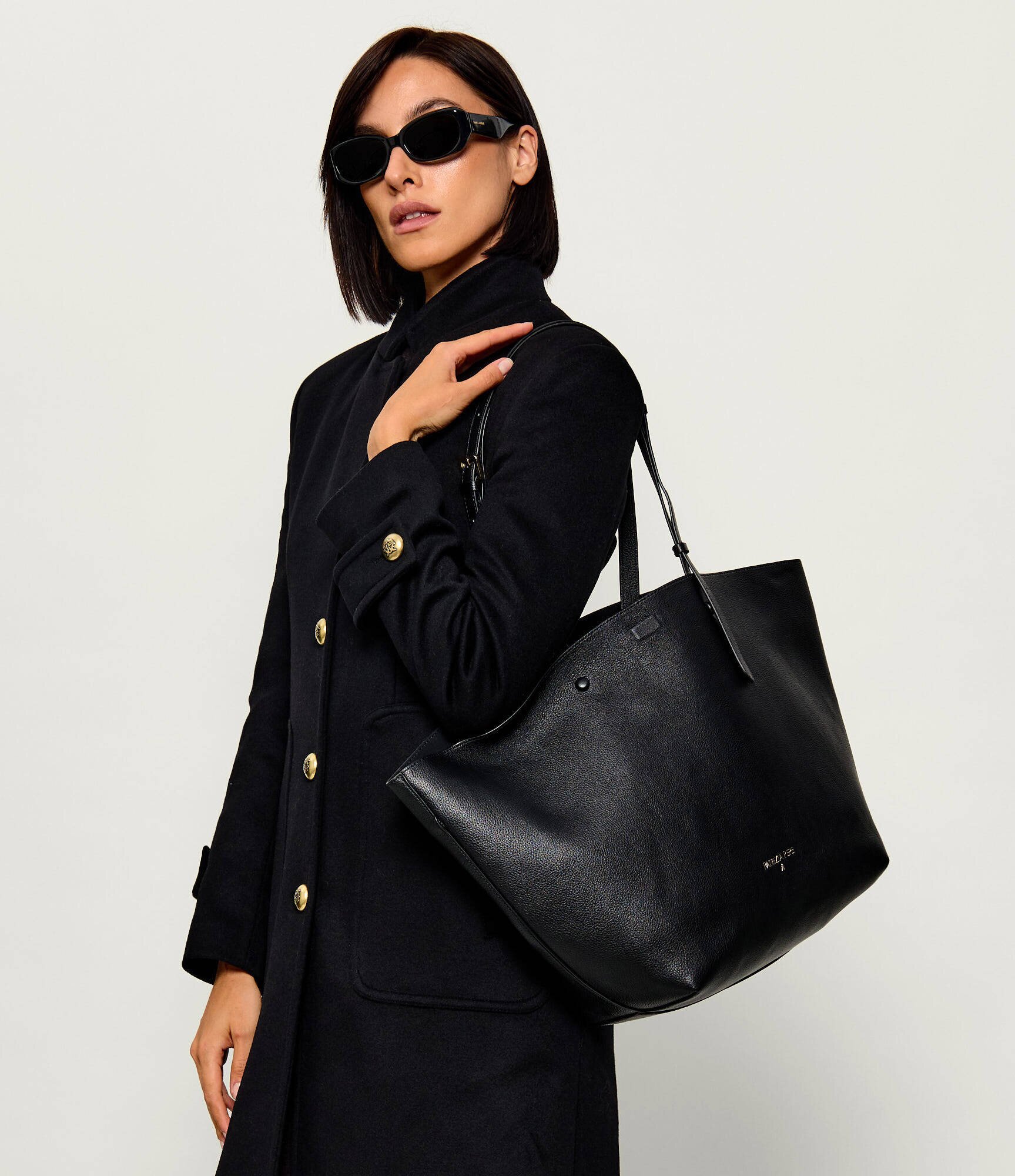 Patrizia Pepe De piele geantă shopper + borsetă Complete