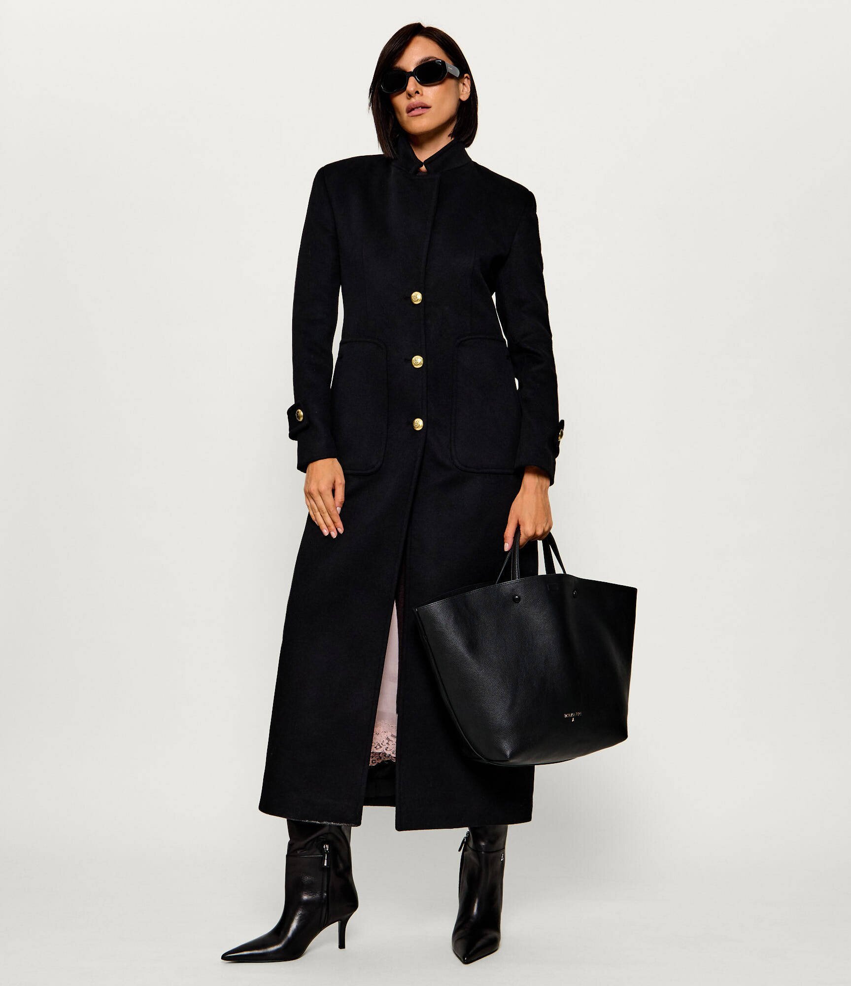 Patrizia Pepe De piele geantă shopper + borsetă Complete